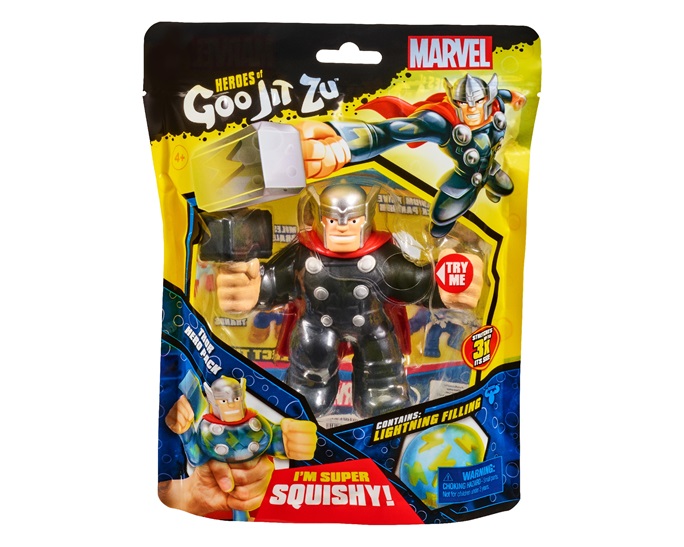 Goo Jit Zu S4 Φιγούρα Ήρωες Marvel 12εκ. 1τμχ - 6 Σχέδια GJM03000 - Goo Jit Zu