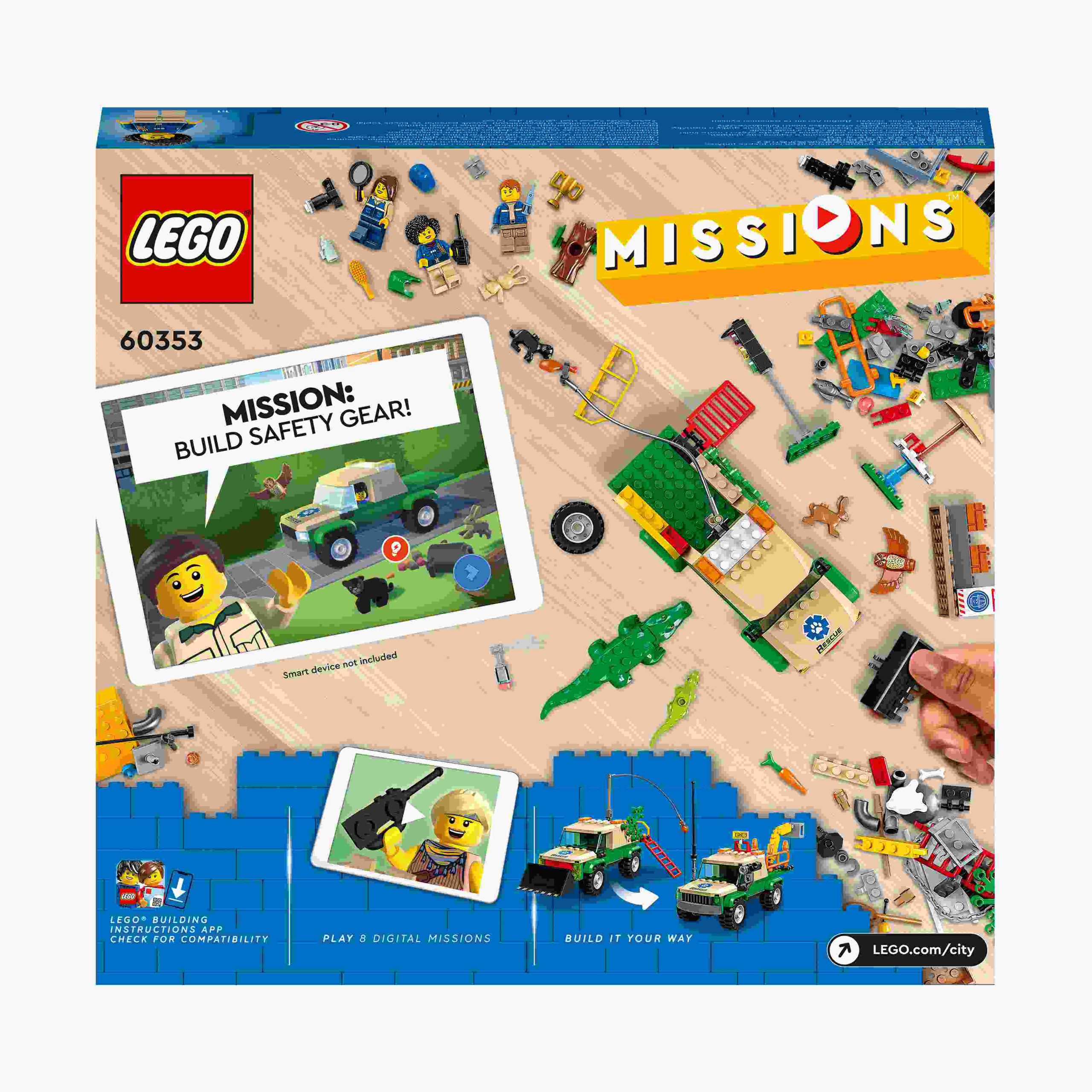 LEGO City Αποστολές Διάσωσης Άγριων Ζώων 60353 - LEGO, LEGO City