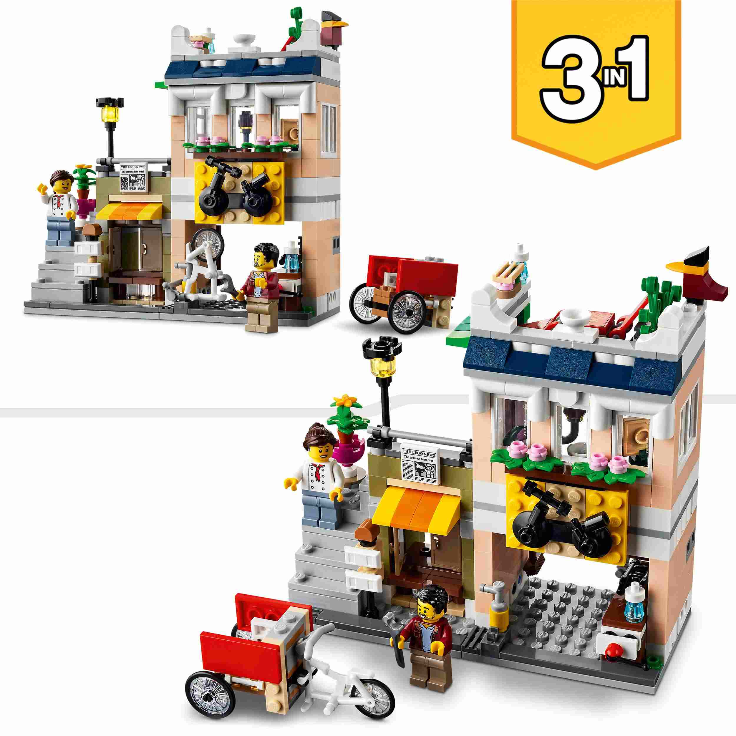 LEGO Creator Downtown Εστιατόριο Noodle 3σε1 31131 - LEGO, LEGO Creator