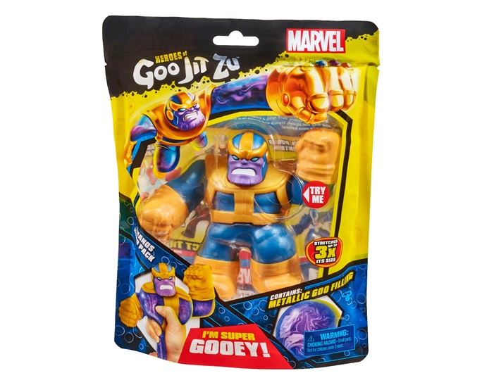 Goo Jit Zu S4 Φιγούρα Ήρωες Marvel 12εκ. 1τμχ - 6 Σχέδια GJM03000 - Goo Jit Zu