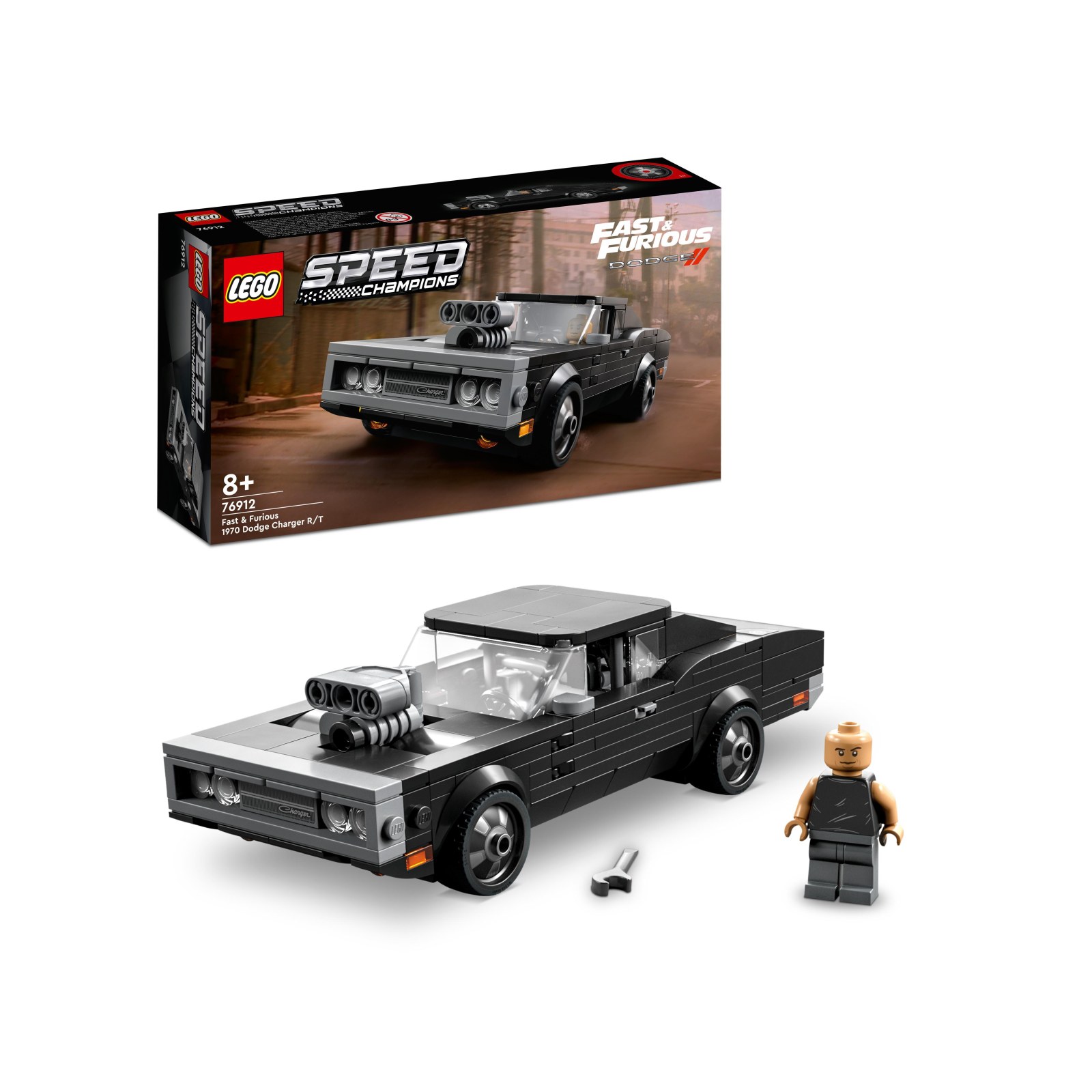 LEGO Speed Champions Fast & Furious 1970 Dodge Charger R/T 76912 - LEGO, LEGO Speed Champions