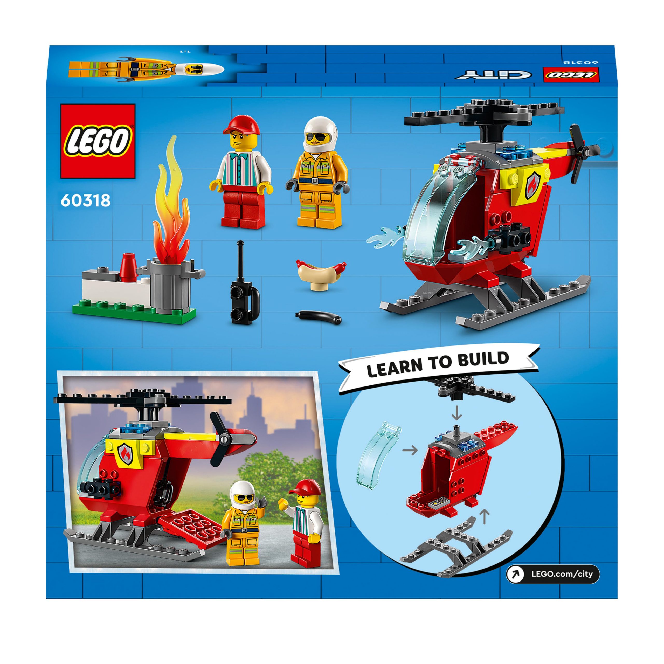 LEGO City Πυροσβεστικό Ελικόπτερο 60318 - LEGO, LEGO City