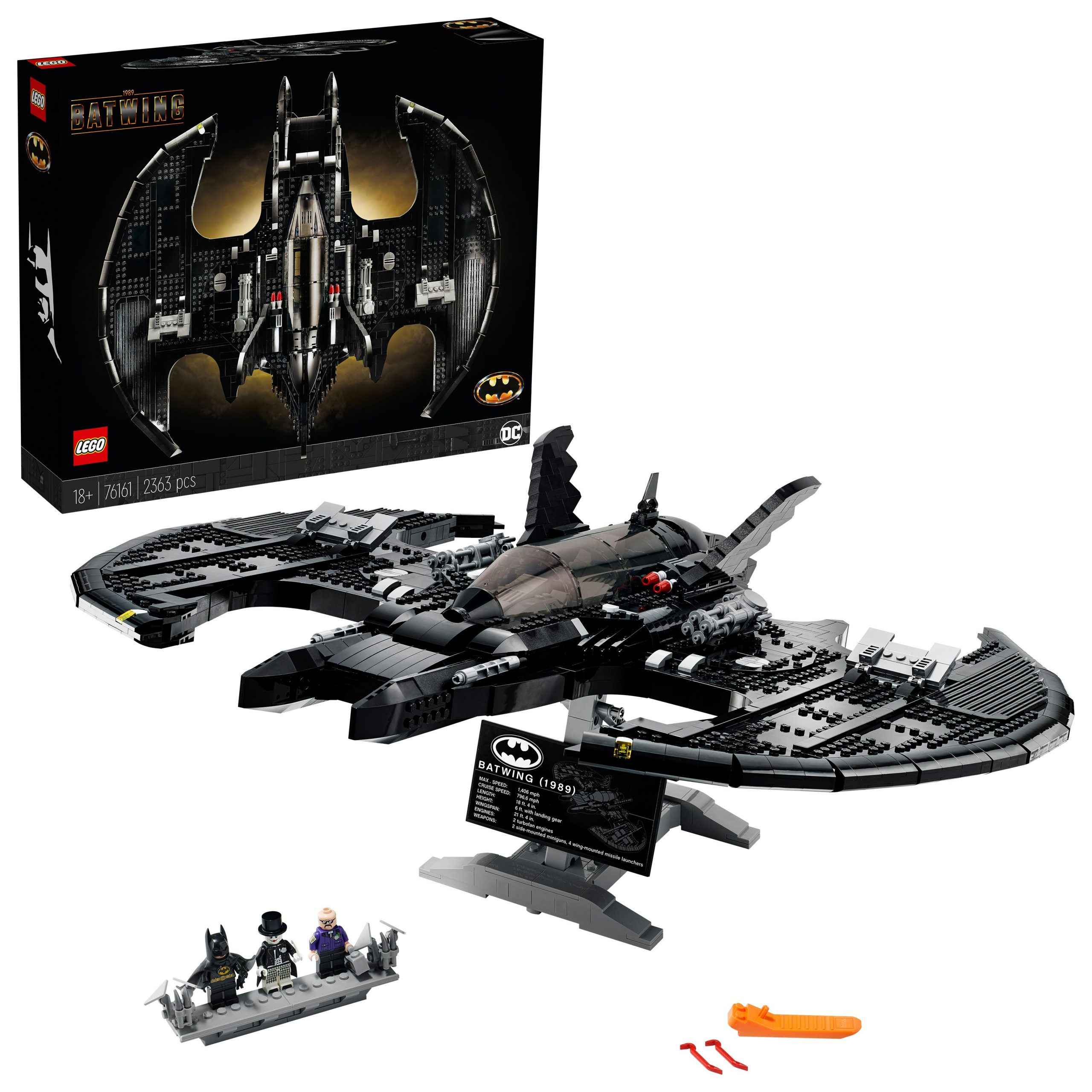 LEGO Super Heroes Batman 1989 Batwing 76161 - LEGO, LEGO Batman, LEGO DC Super Heroes, LEGO Super Heroes