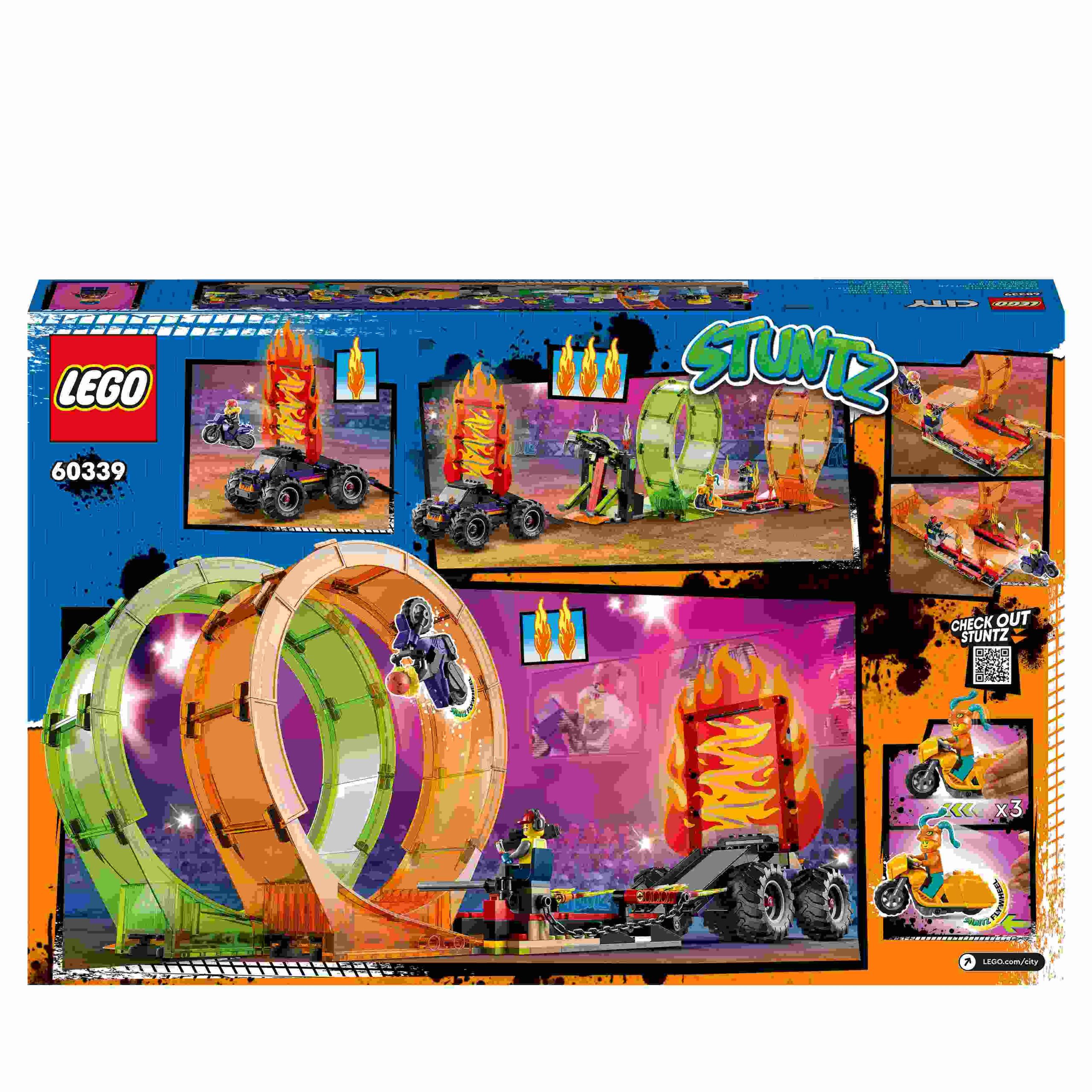 LEGO City Stuntz Ακροβατική Πίστα με Δύο Λουπ 60339 - LEGO, LEGO City, LEGO City Stuntz