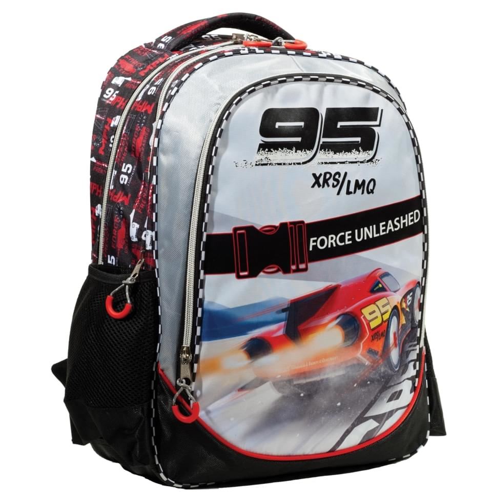 Gim Τσάντα Δημοτικού Πλάτης Οβάλ Cars LMQ 341-47031 - Gim