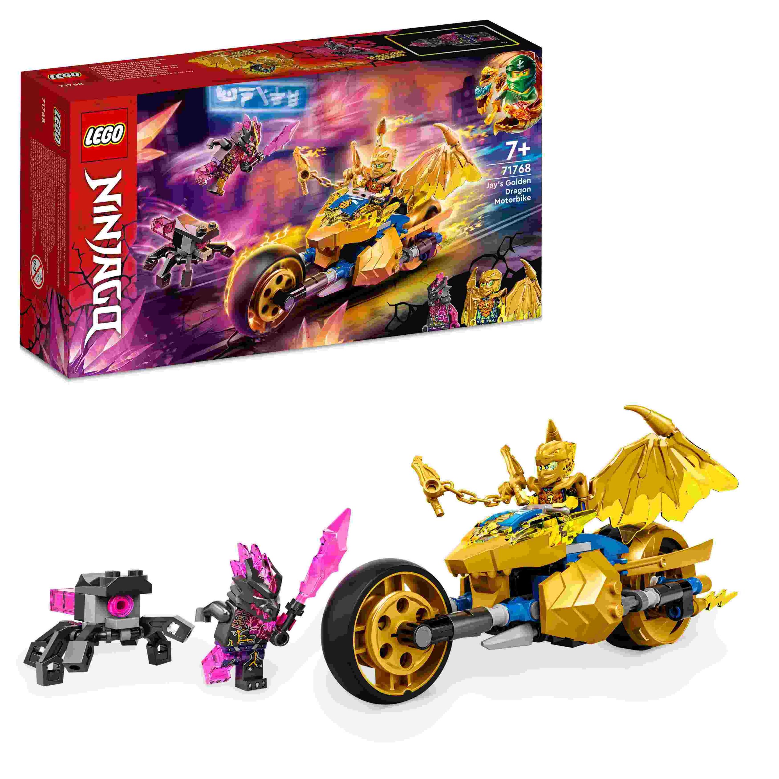 LEGO Ninjago Μηχανή Χρυσός Δράκος του Τζέι 71768 - LEGO, LEGO Ninjago