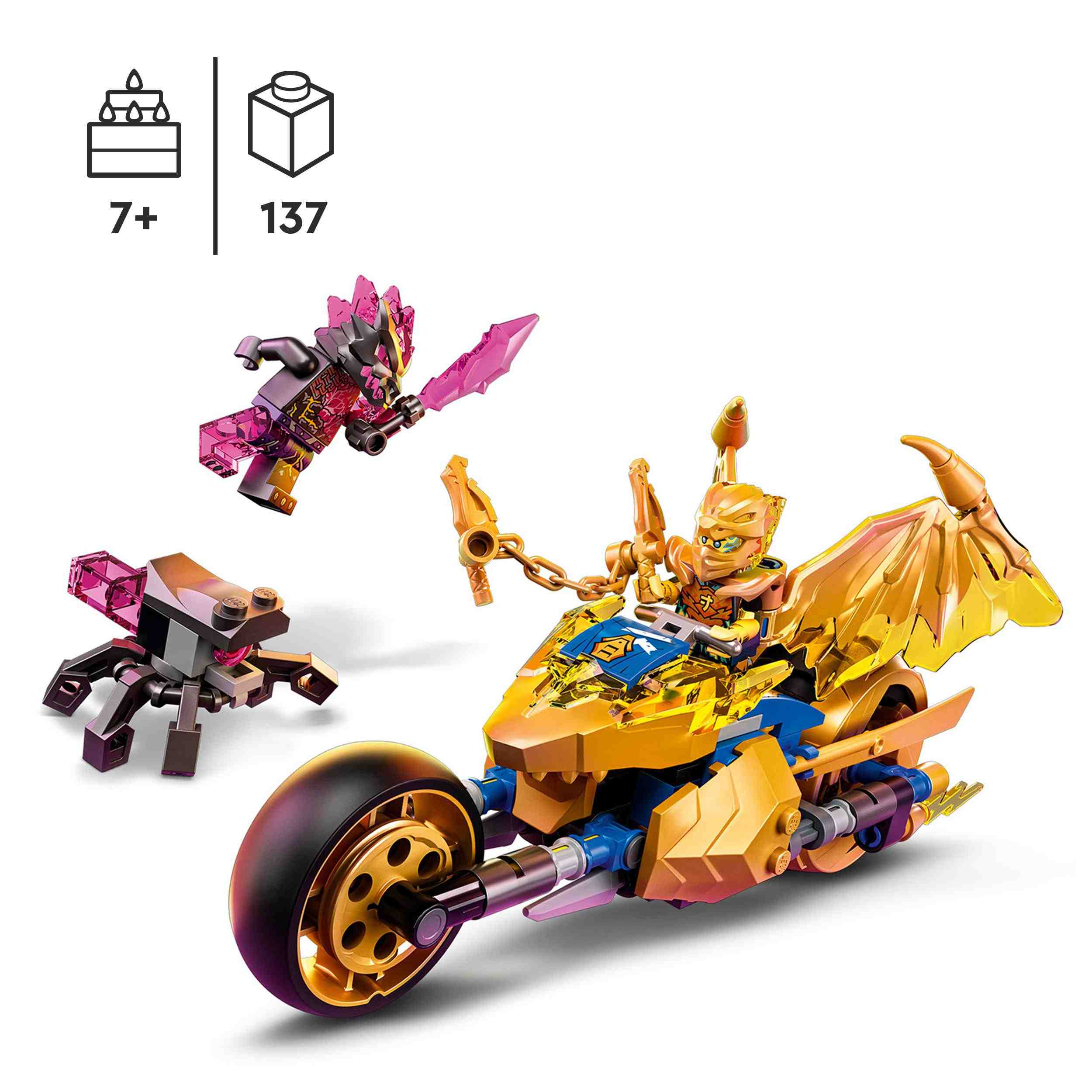 LEGO Ninjago Μηχανή Χρυσός Δράκος του Τζέι 71768 - LEGO, LEGO Ninjago