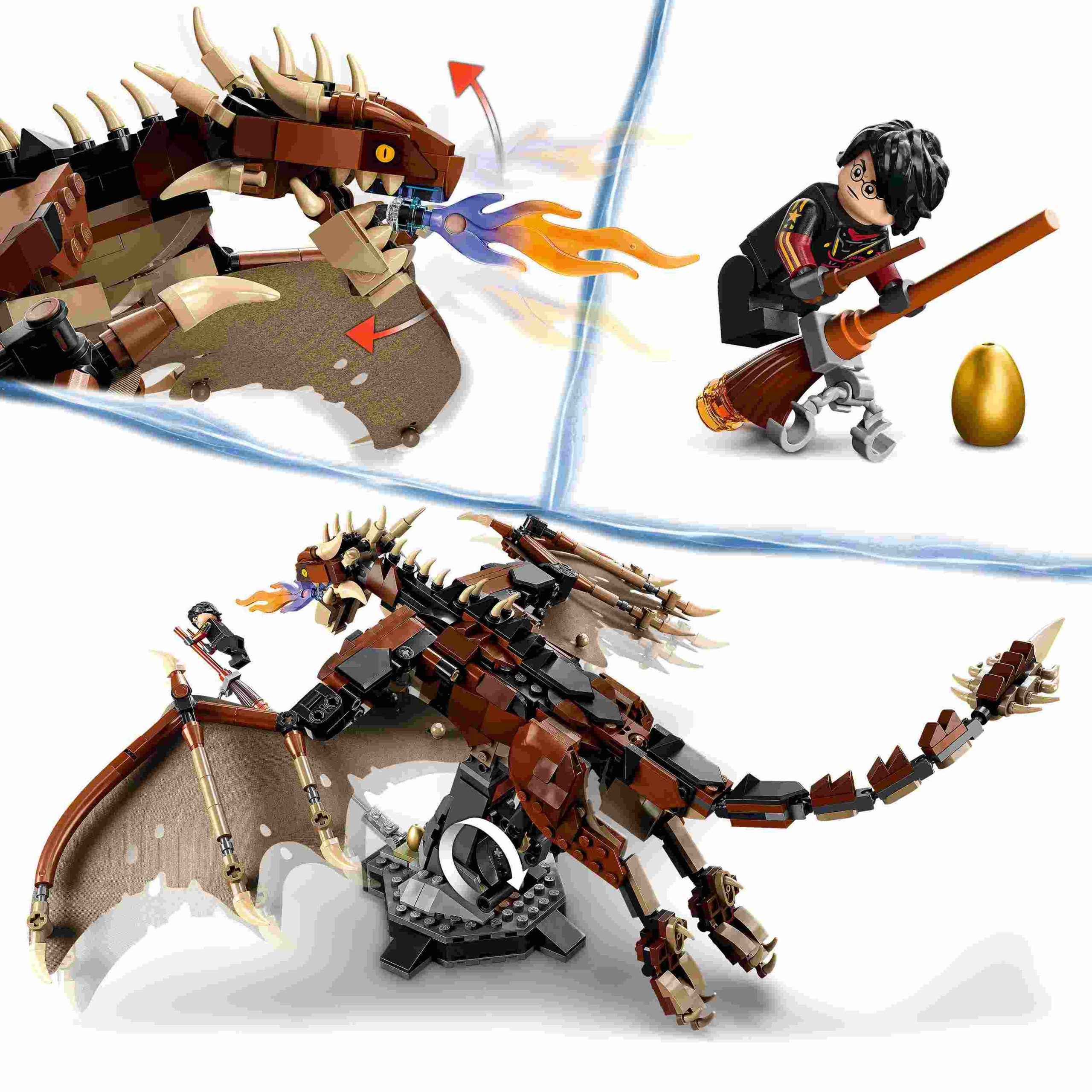 LEGO Harry Potter Ουγγρικός Δράκος Horntail 76406 - LEGO, LEGO Harry Potter