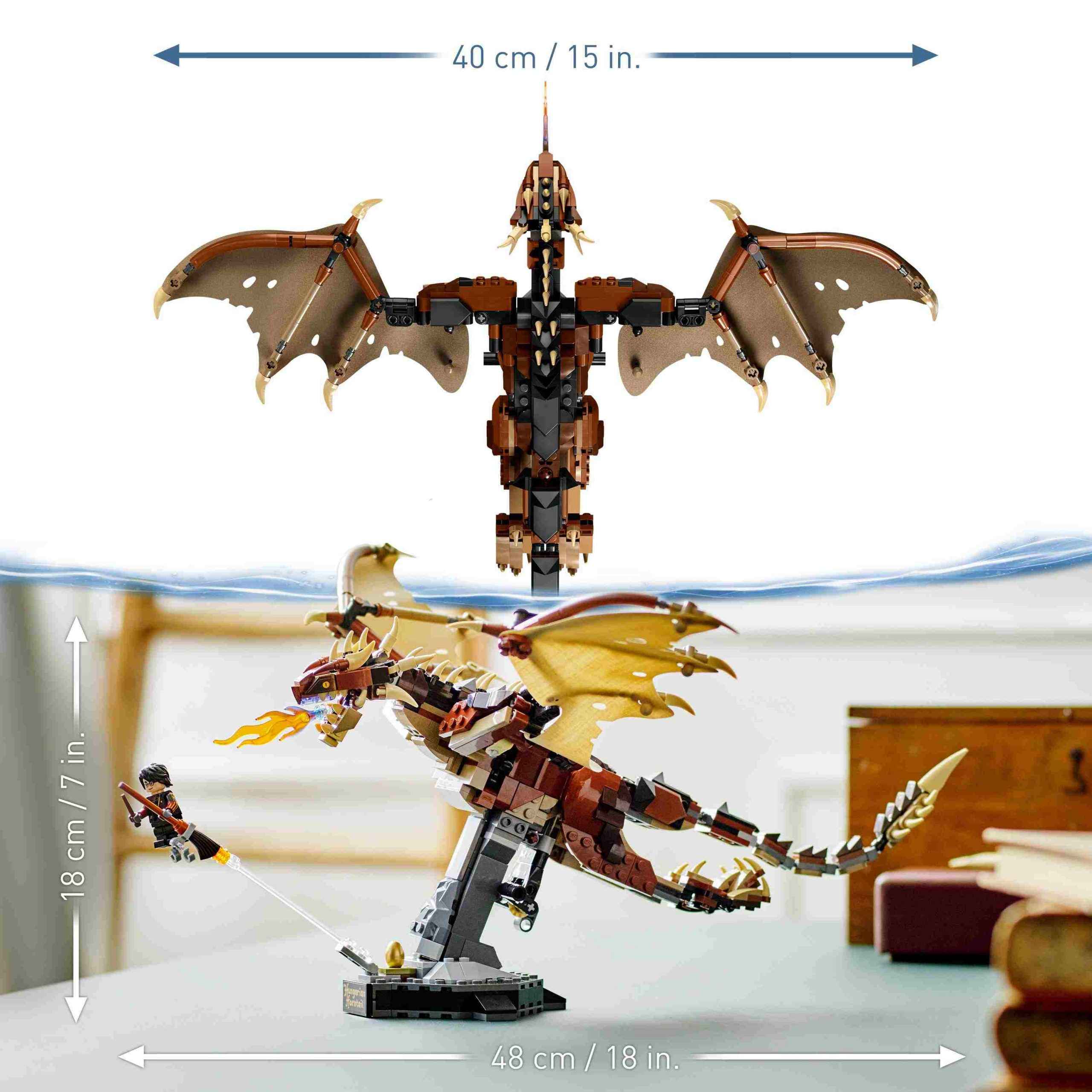 LEGO Harry Potter Ουγγρικός Δράκος Horntail 76406 - LEGO, LEGO Harry Potter