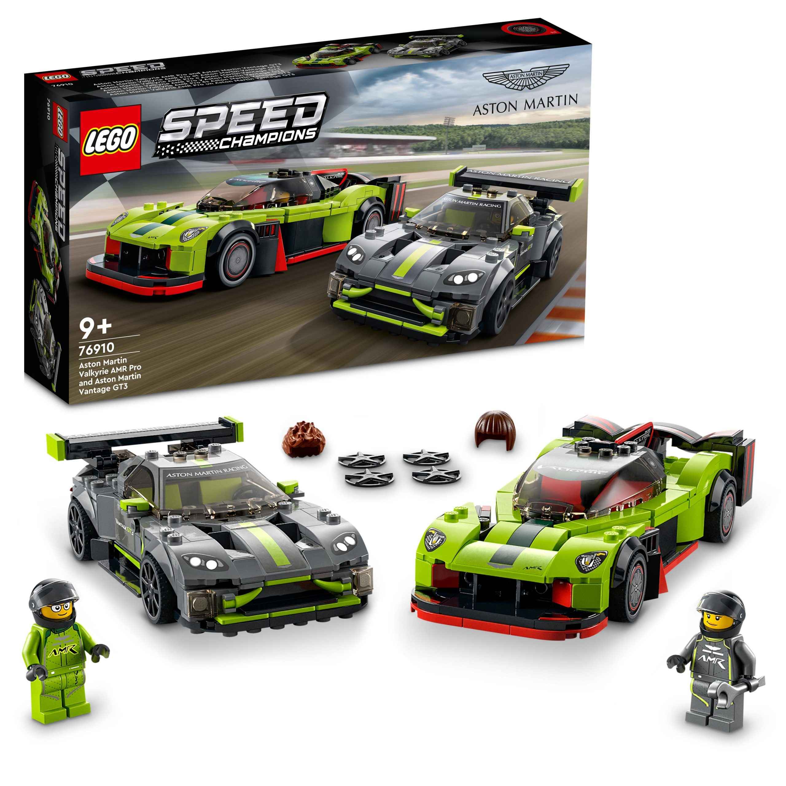 LEGO Speed Champions Aston Martin Valkyrie AMR Pro & Vantage GT3 76910 - LEGO, LEGO Speed Champions