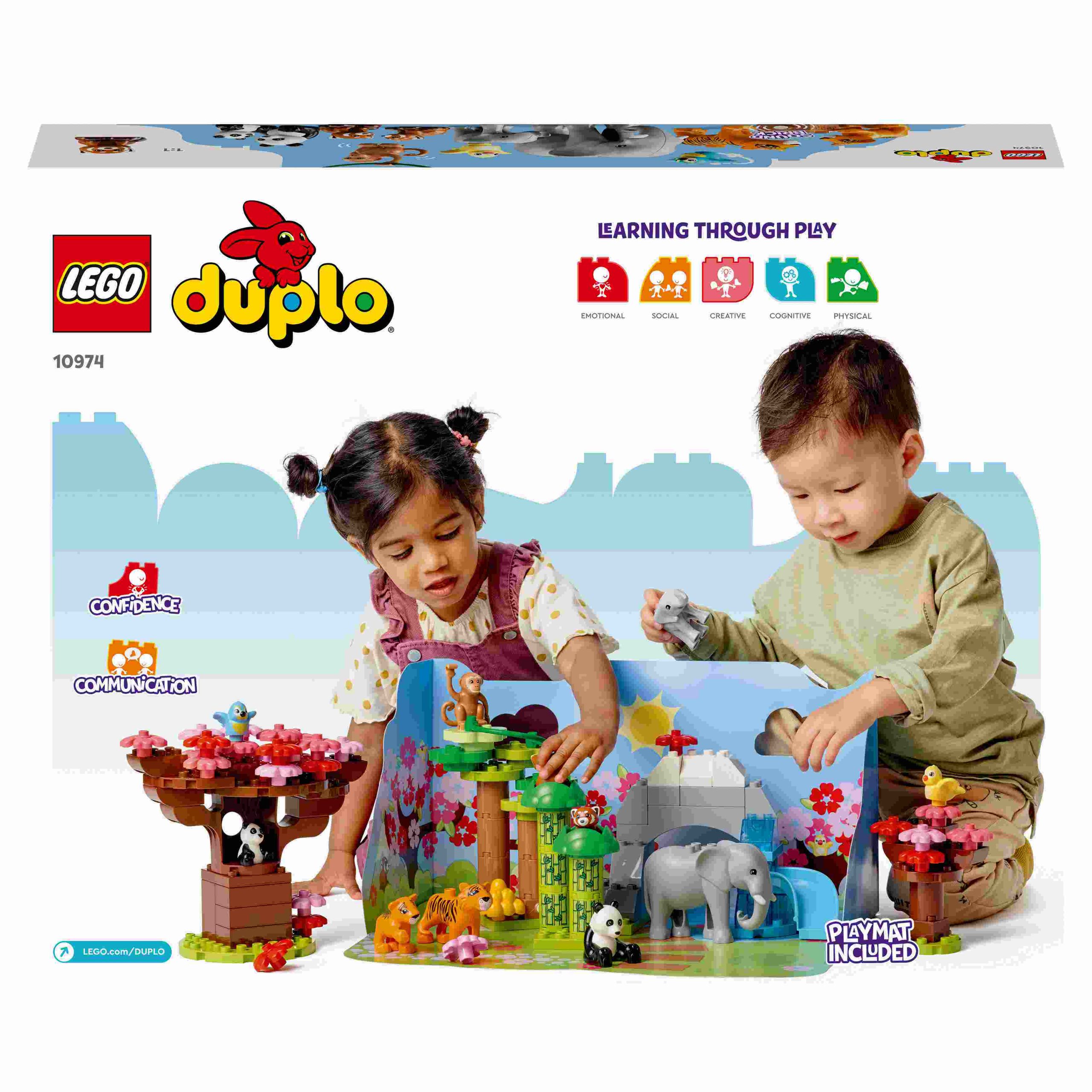 LEGO Duplo Ζώα της Ασίας με Playmat 10974 - LEGO, LEGO Duplo