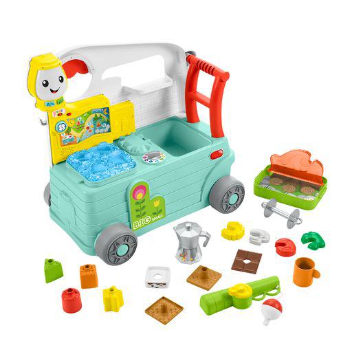 Fisher-Price Εκπαιδευτικό Τροχόσπιτο 3 σε 1 Παίζω και Μαθαίνω Smart Stages HCK81 - Fisher-Price