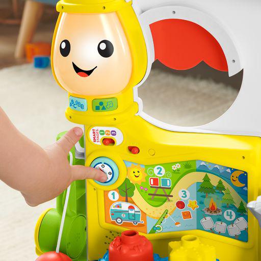 Fisher-Price Εκπαιδευτικό Τροχόσπιτο 3 σε 1 Παίζω και Μαθαίνω Smart Stages HCK81 - Fisher-Price