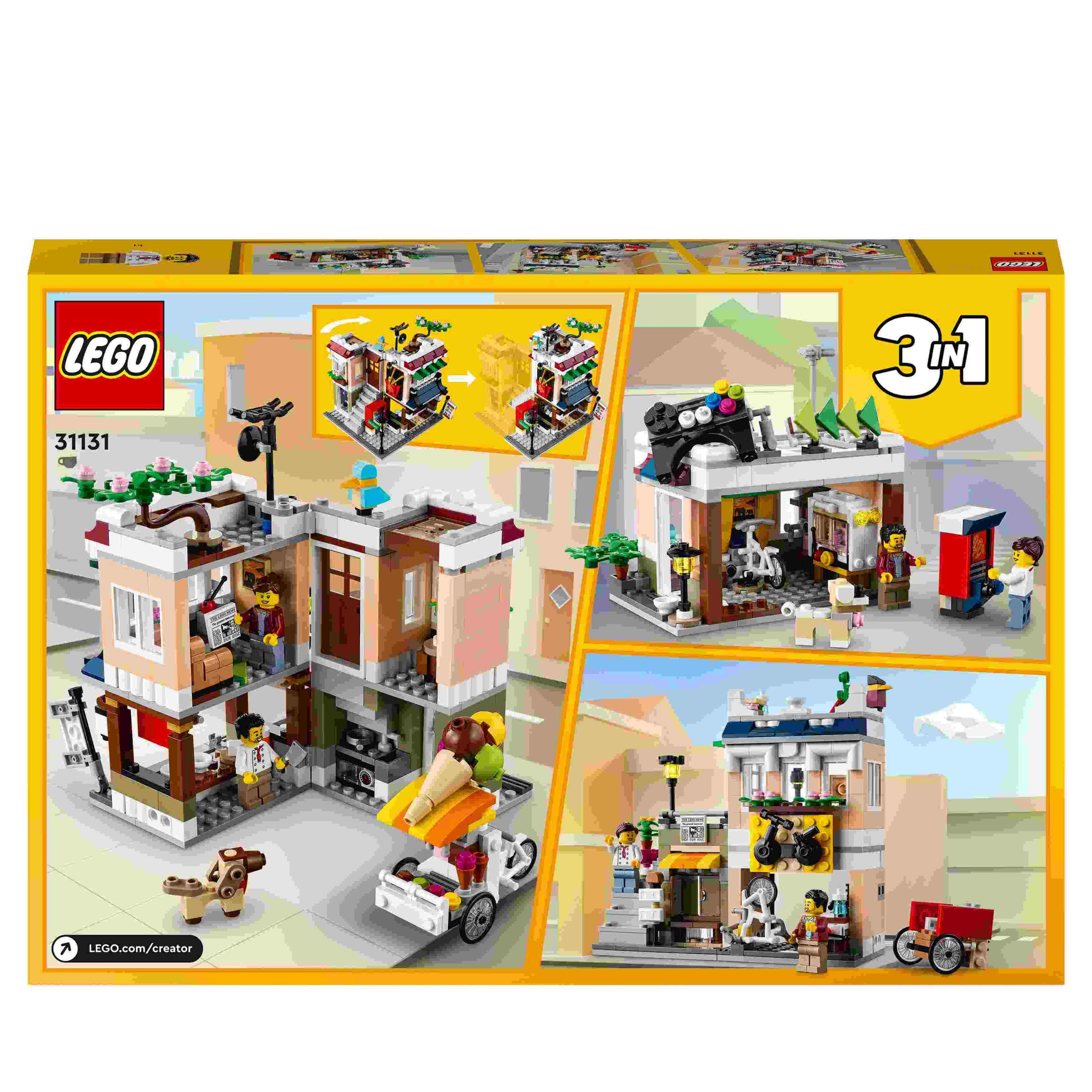 LEGO Creator Downtown Εστιατόριο Noodle 3σε1 31131 - LEGO, LEGO Creator