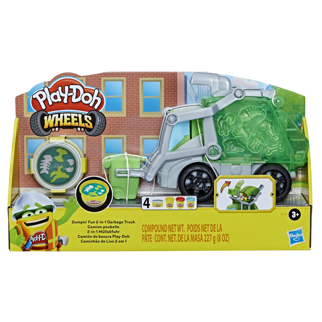 Play-Doh Wheels Dumpin' Fun 2-in-1 Garbage Truck F51735L0 - Play-Doh