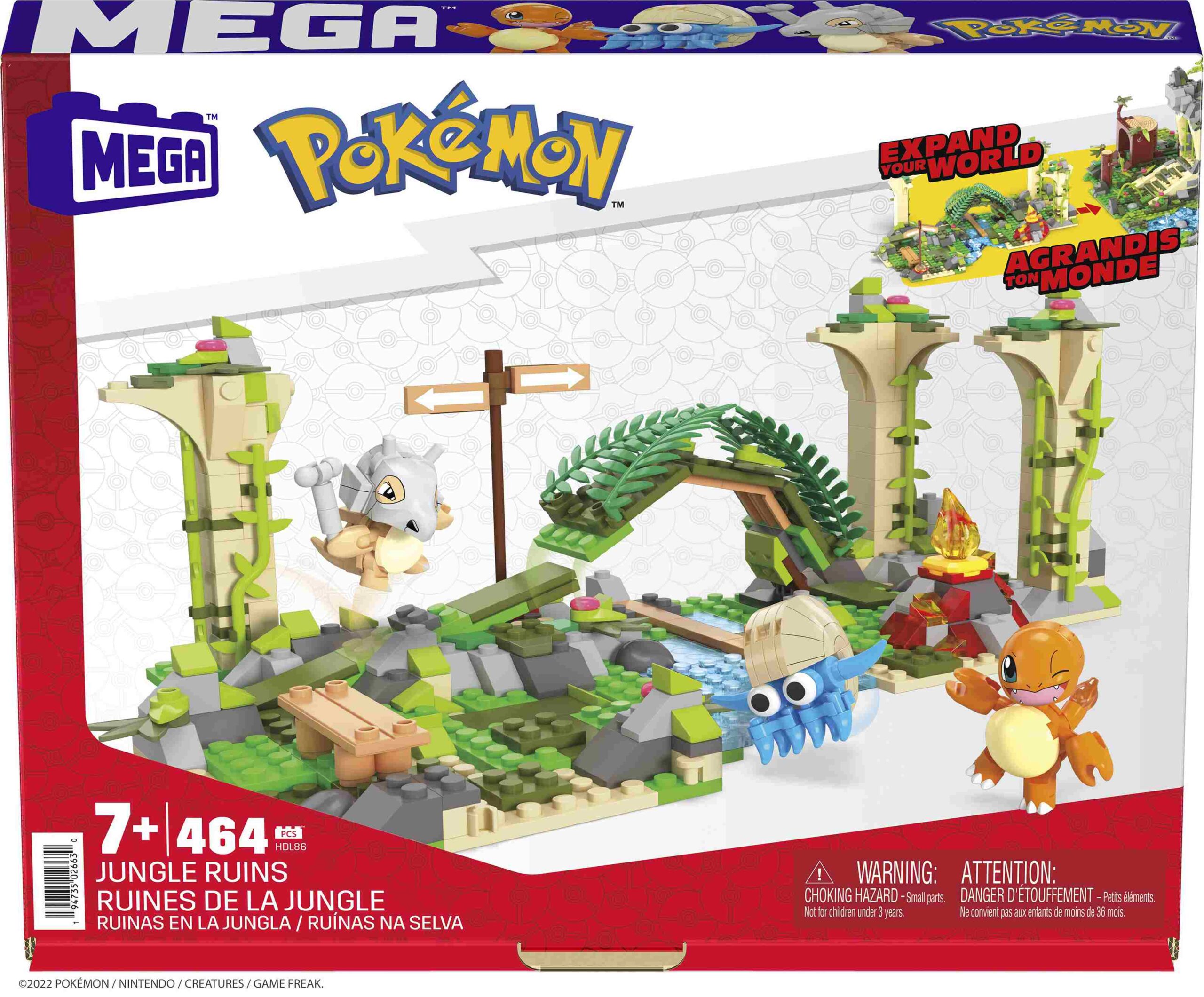 Mega Pokémon Adventure Builder - Forgotten Ruins 464τμχ HDL86 - Mega Bloks