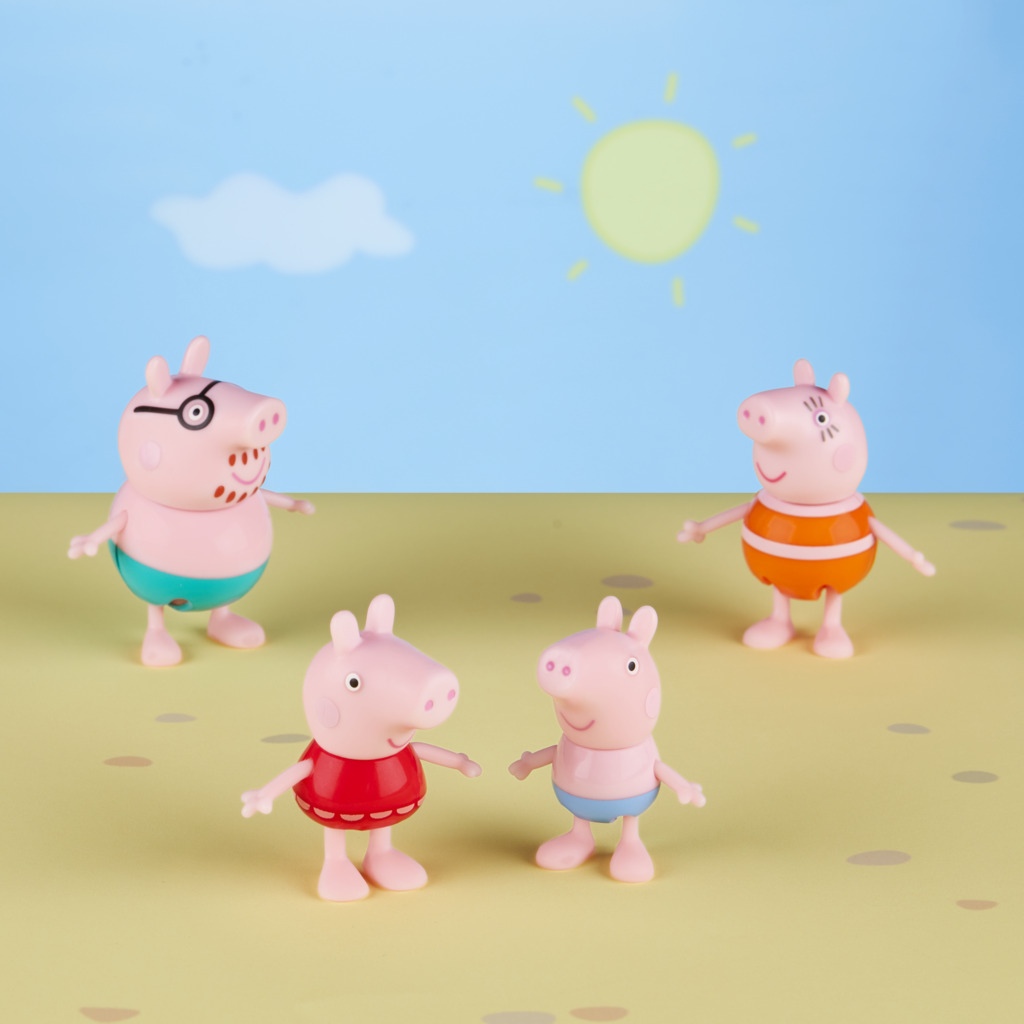 Peppa Pig Τροχόσπιτο με 4 Φιγούρες Peppa’s Beach Campervan F36325L0 - Peppa Pig