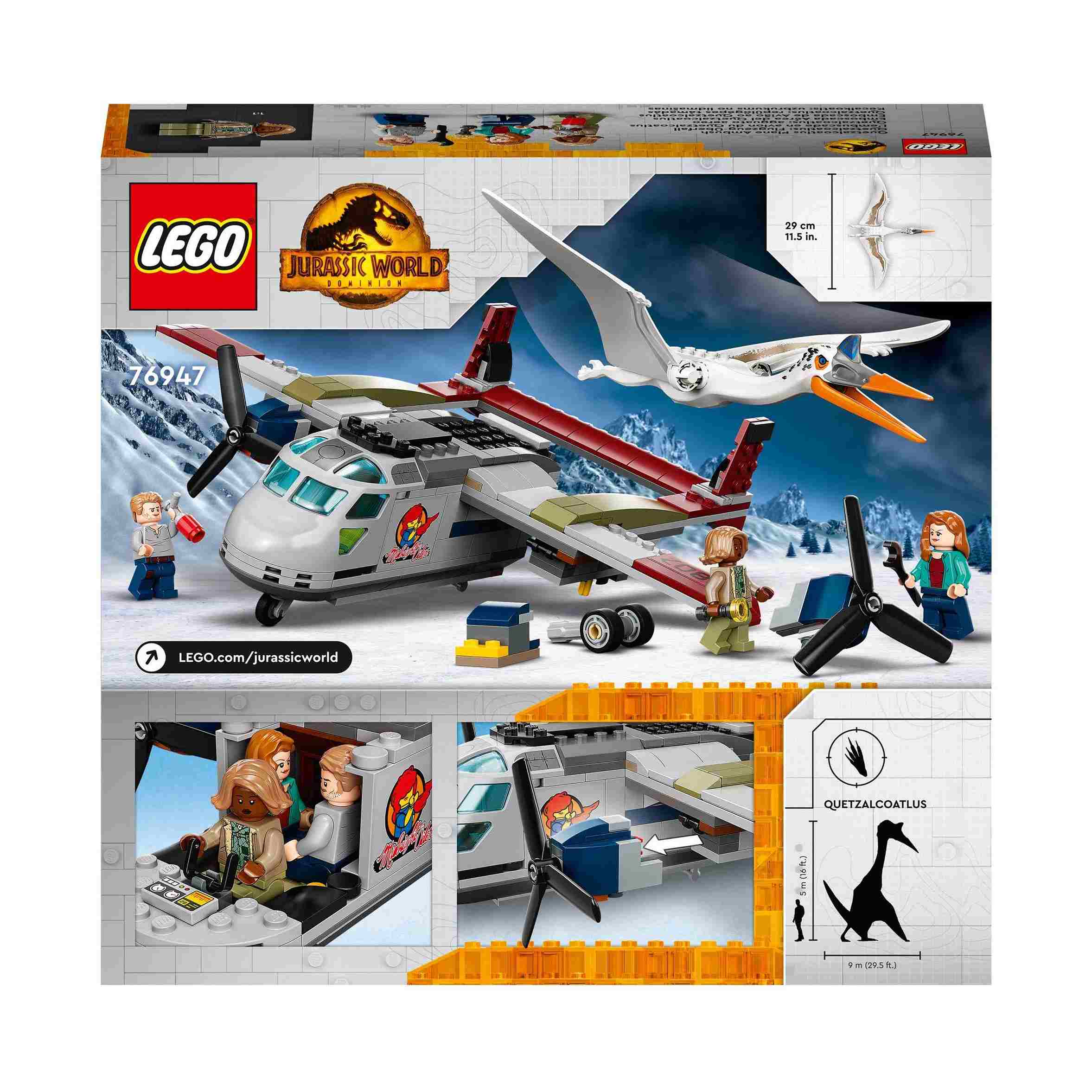 LEGO Jurassic World Quetzalcoatlus Plane Ambush 76947 - LEGO, LEGO Jurassic World