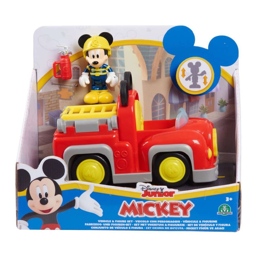 Mickey Φιγούρα 7.5εκ. με Όχημα 2 Σχέδια MCC06111 - Disney