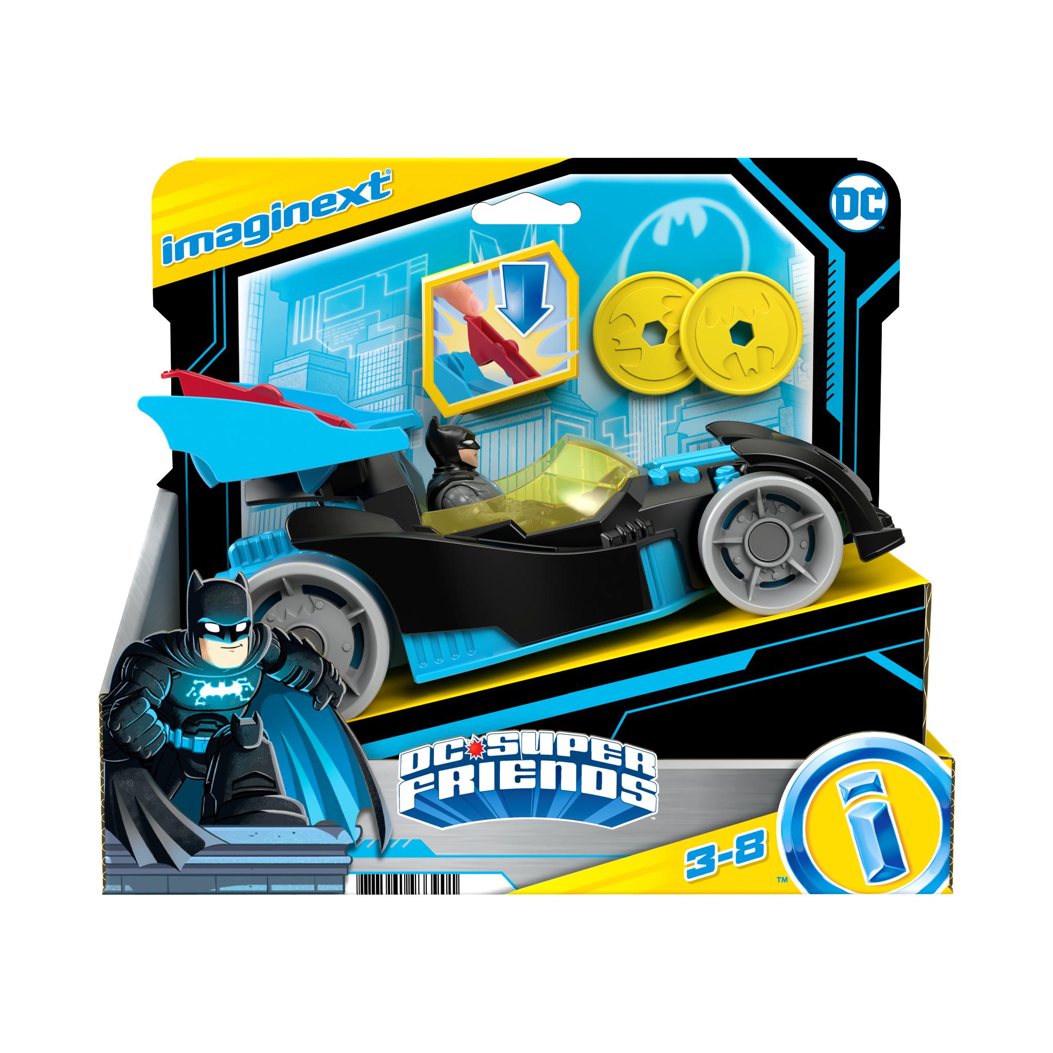 Imaginext Batman Όχημα με Φιγούρα 4 Σχέδια M5649 - Fisher-Price, Imaginext