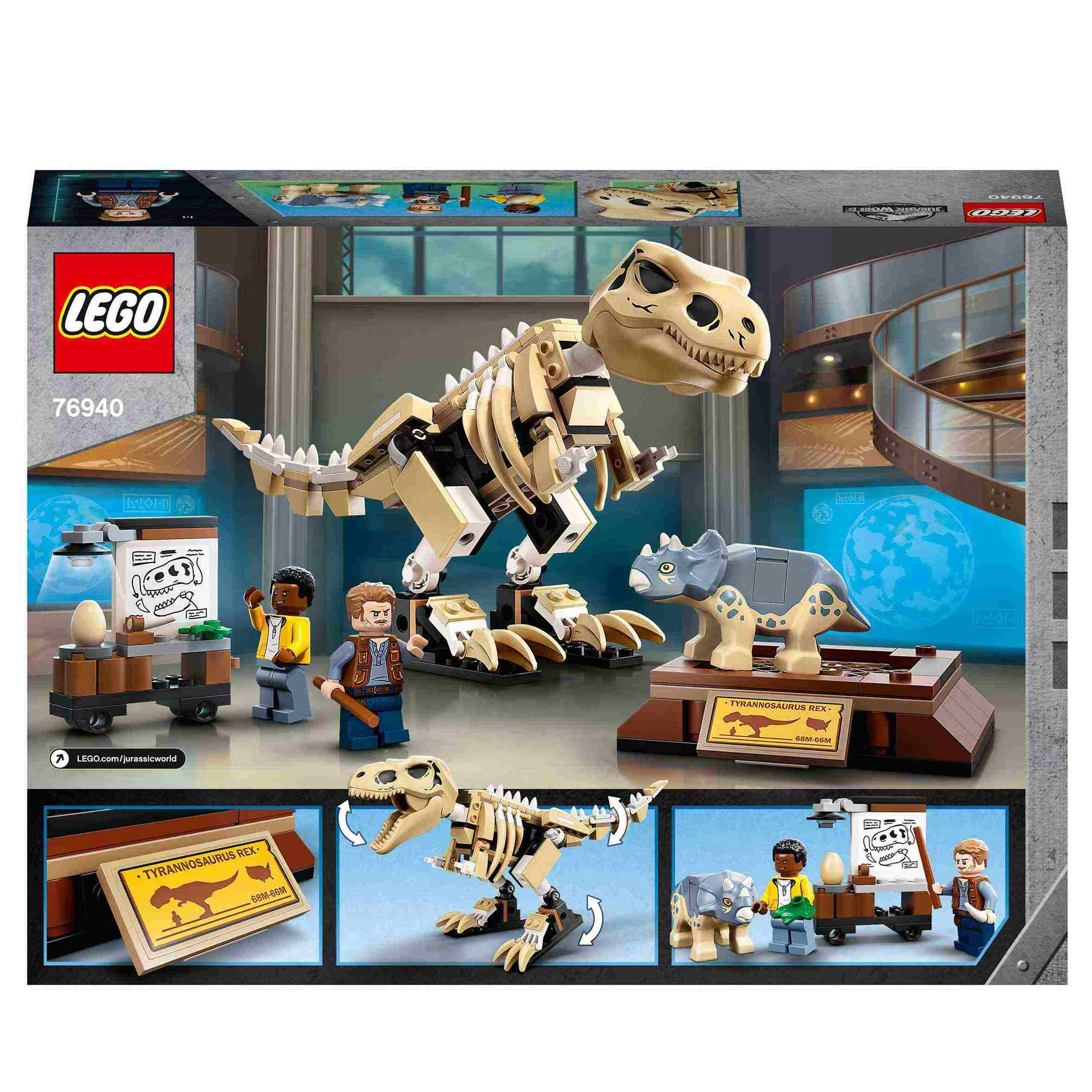 LEGO Jurassic World Έκθεση Απολιθωμάτων Δεινοσαύρου T-Rex 76940 - LEGO, LEGO Jurassic World