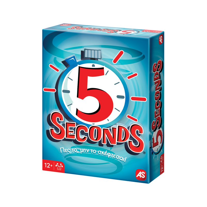 AS Games Επιτραπέζιο Παιχνίδι 5 Seconds Για Ηλικίες 12+ Χρονών Και 3-10 Παίκτες 1040-21515 - AS Games