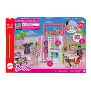 Λαμπάδα Barbie Νέο Σπιτάκι-Βαλιτσάκι HCD47 - Barbie