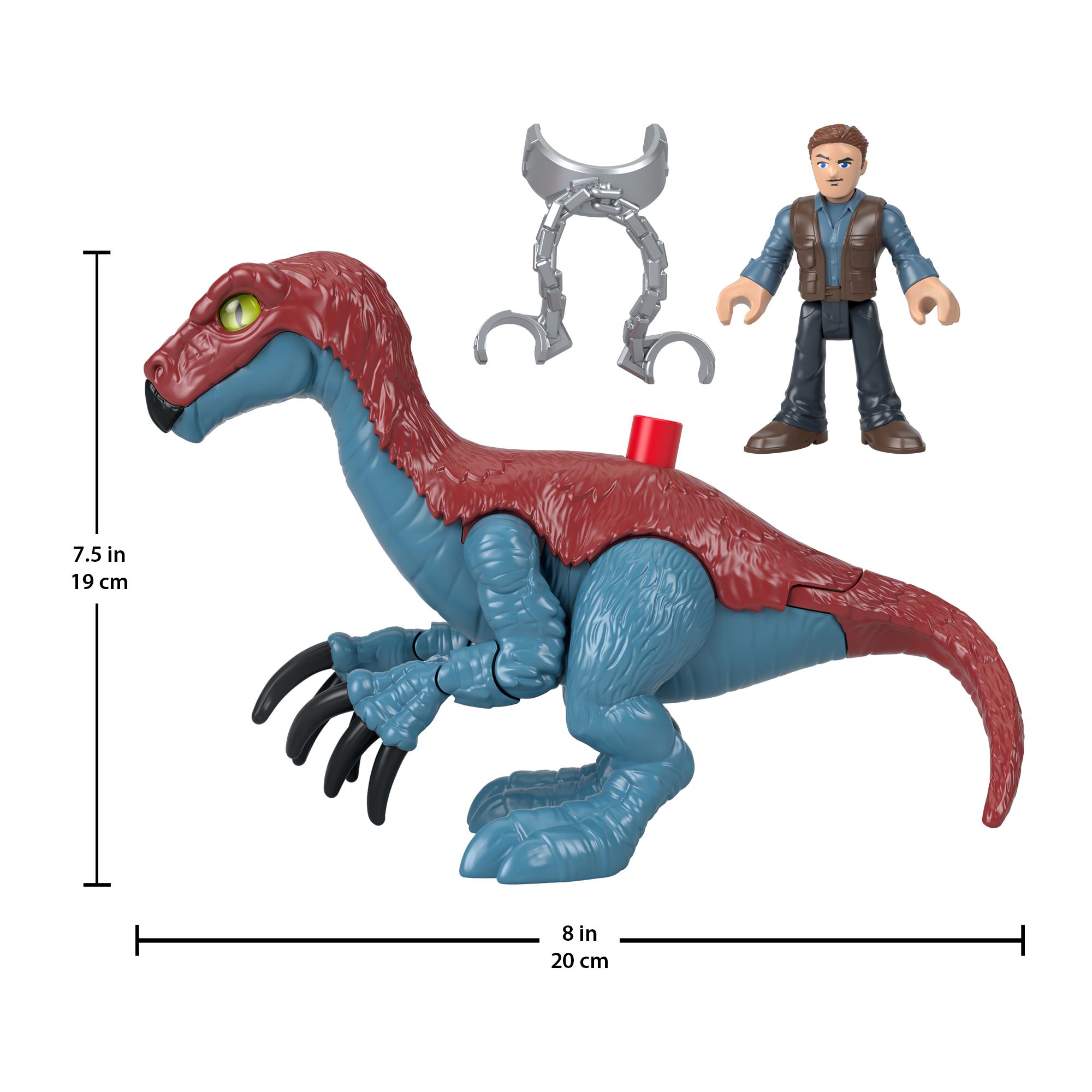 Fisher-Price Imaginext Jurassic World 3 Δεινόσαυρος και Φιγούρα 2 Σχέδια GVV65 - Fisher-Price, Imaginext