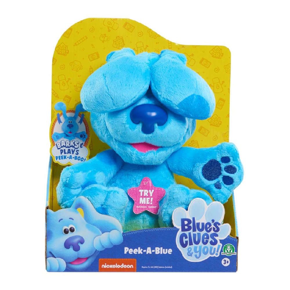 Blue΄s Clues and You Μηχανικό Λούτρινο Peek-A-Blue BLU02100 - Blue΄s Clues and You