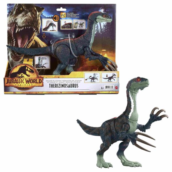 Jurassic World Slashin' Slasher Δεινόσαυρος με Λειτουργία Επίθεσης & Ήχους GWD65 Jurassic World Αγόρι 4-5 ετών, 5-7 ετών, 7-12 ετών Jurassic World - Δεινόσαυροι Παιχνίδια