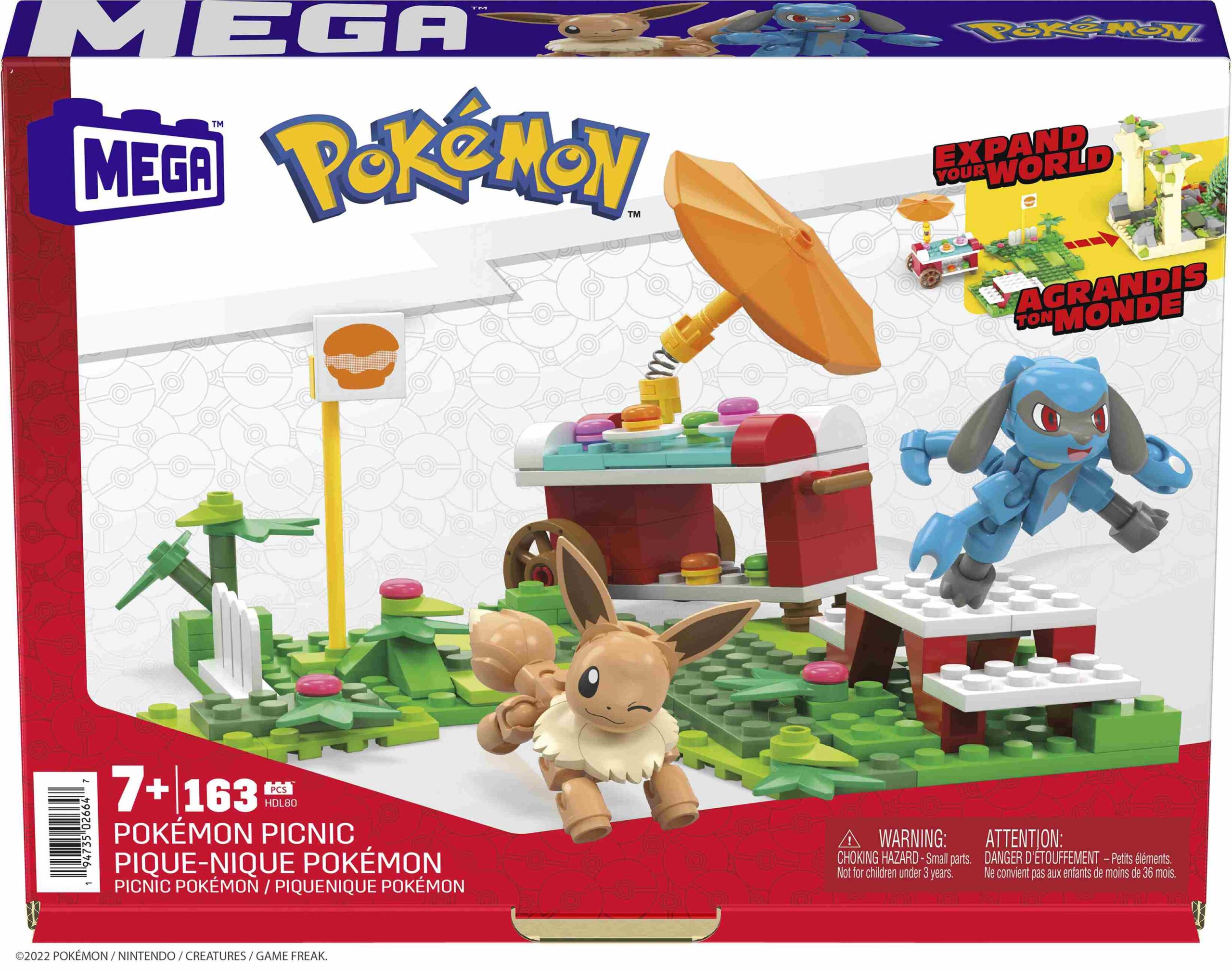 Mega Pokémon Adventure Builder - Poke Puff Picnic HDL80 - Mega Bloks