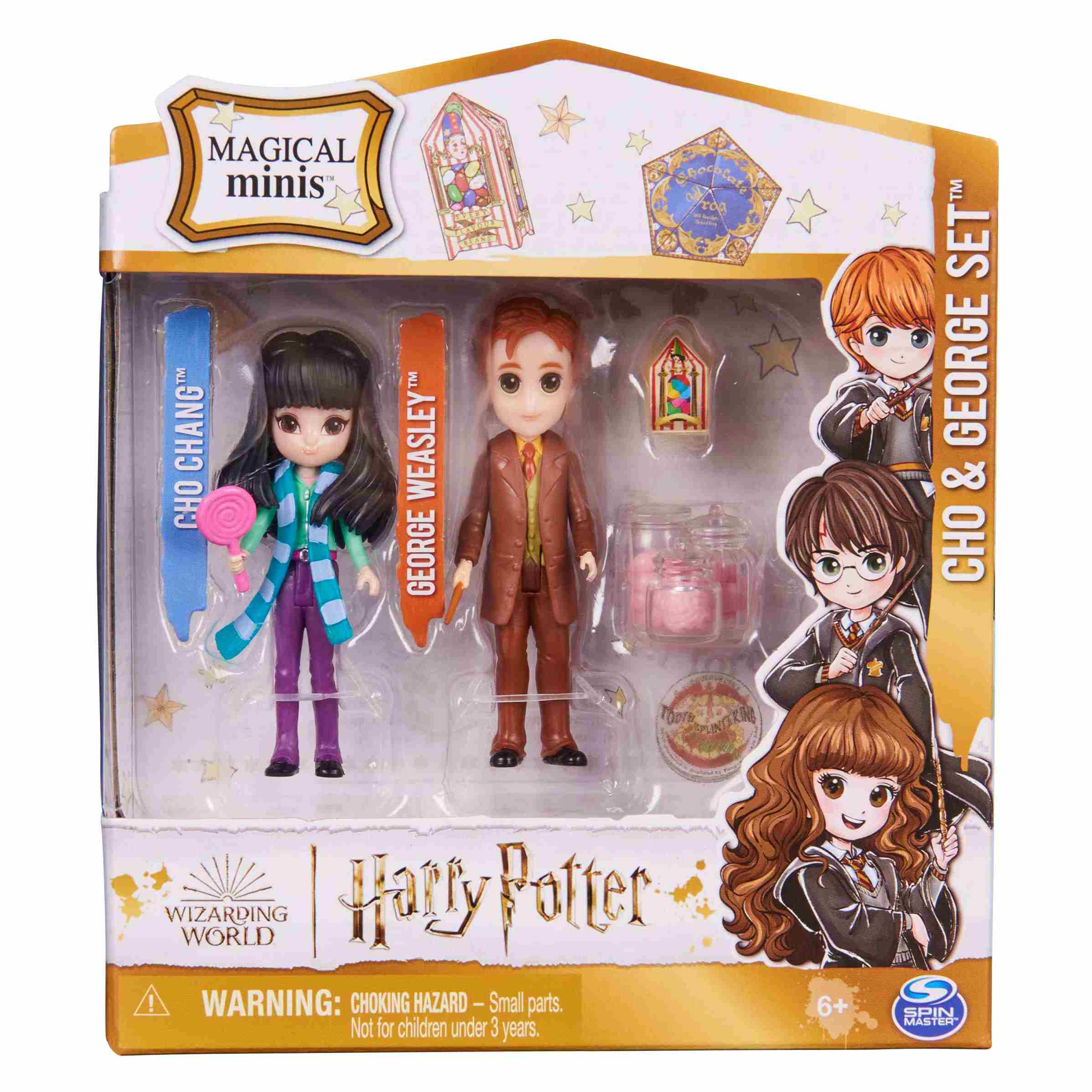 Wizarding world harry potter: τζόρτζ και τσο μίνι φιγούρες 6064901 - Wizarding World Harry Potter