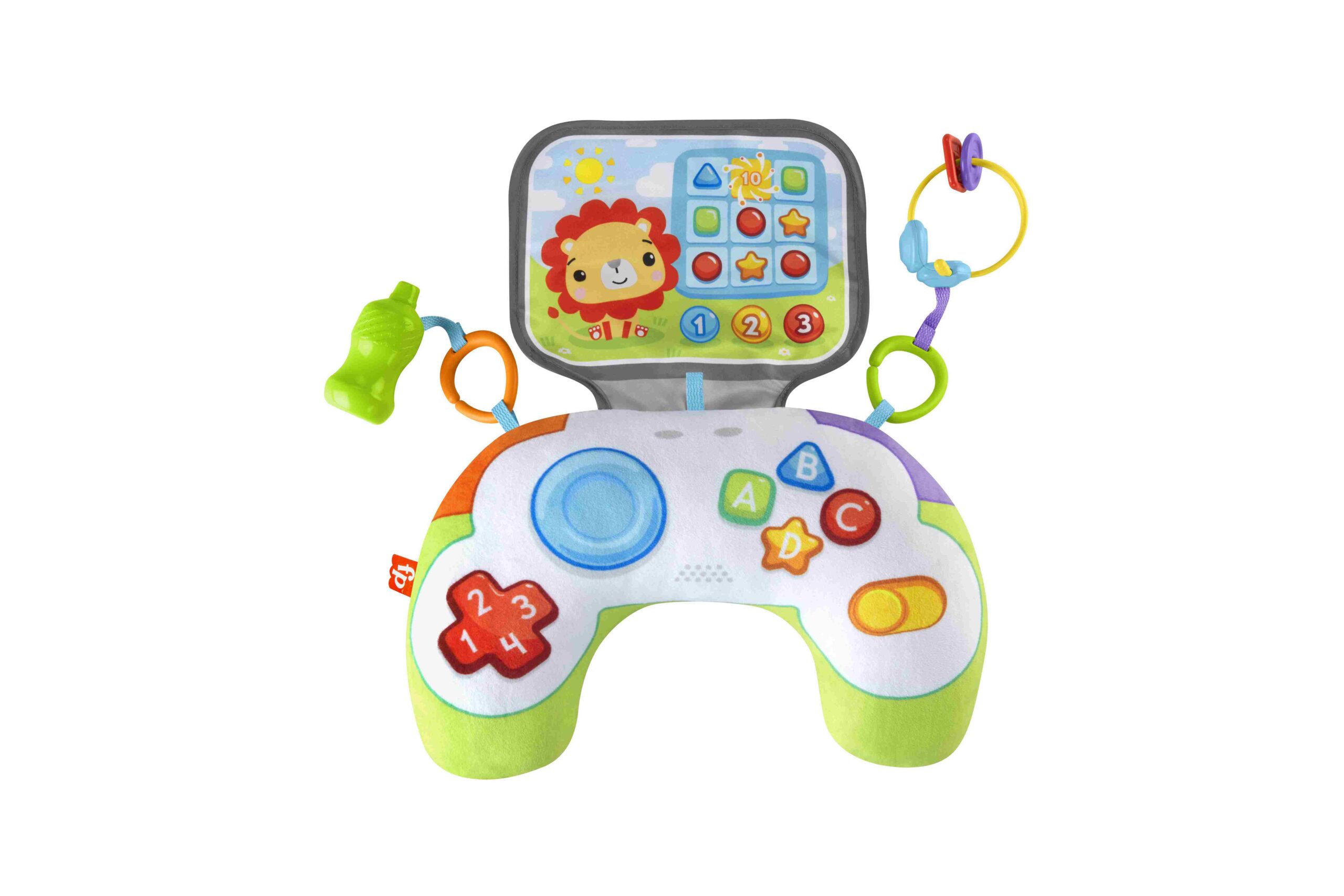 Fisher-Price Μαξιλαράκι Δραστηριοτήτων με Κονσόλα Παιχνιδιού HGB89 - Fisher-Price