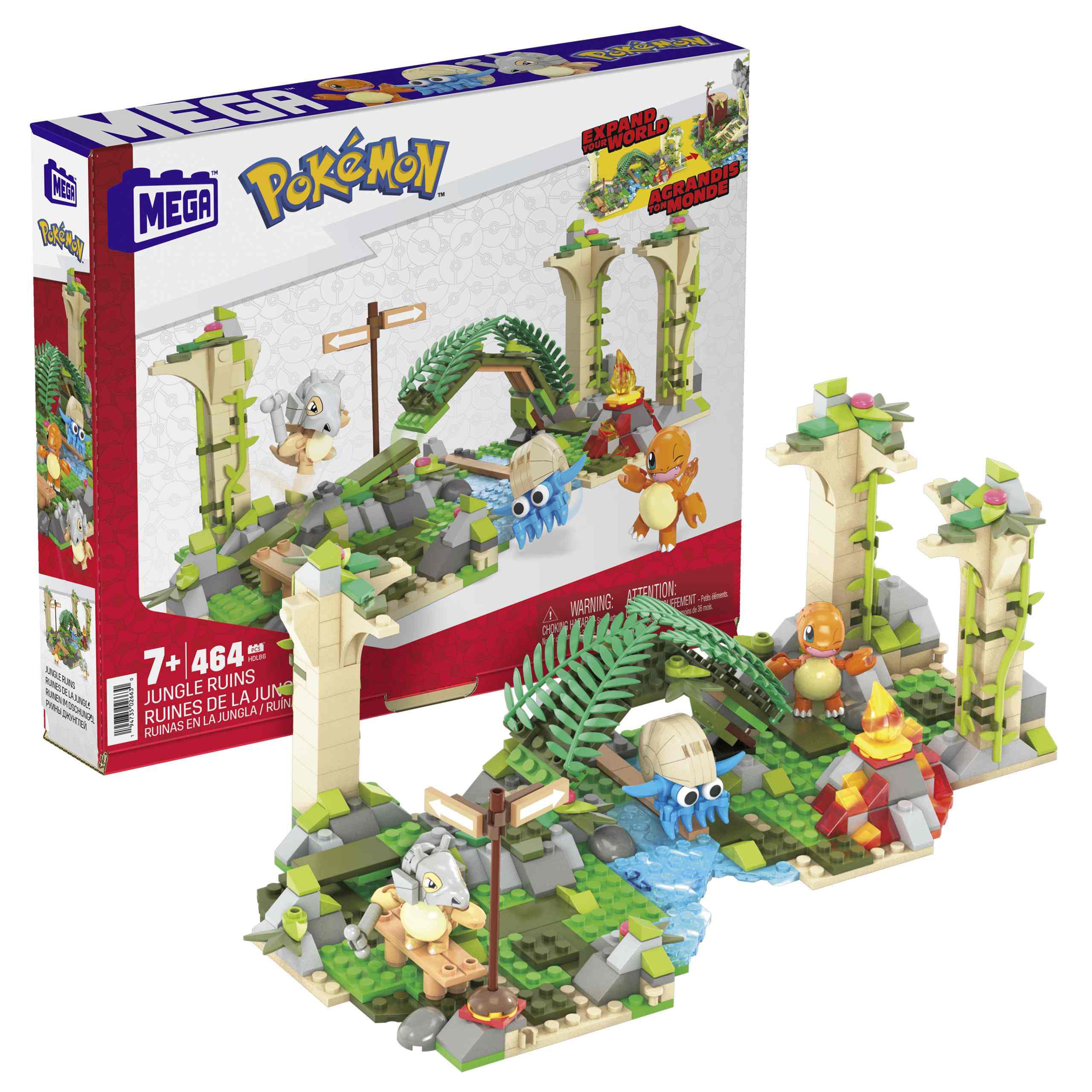 Mega Pokémon Adventure Builder - Forgotten Ruins 464τμχ HDL86 - Mega Bloks