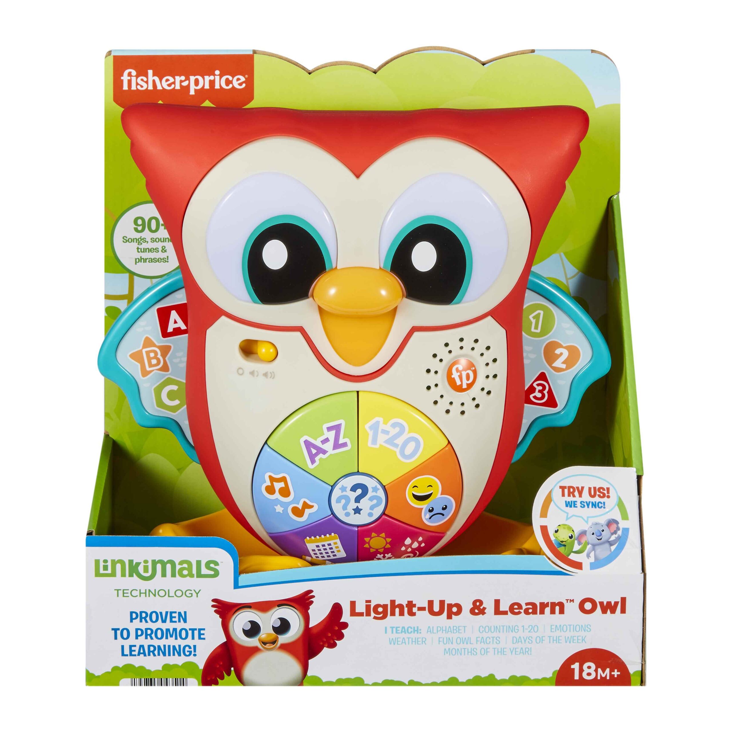 Fisher-Price Linkimals Εκπαιδευτική Κουκουβάγια, η Σοφή HJN63 - Fisher-Price