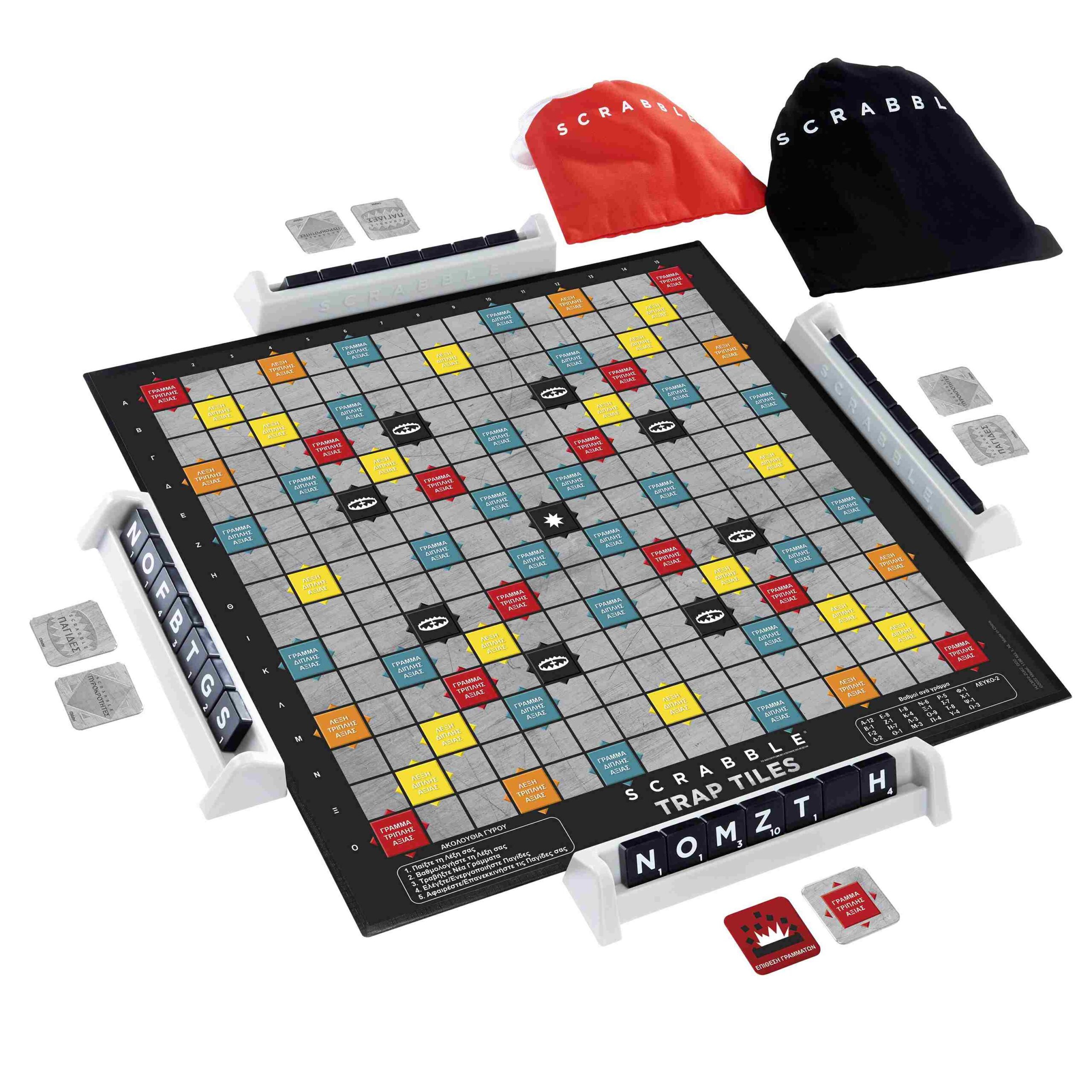 Mattel Games Επιτραπέζιο Scrabble Trap Tiles HLM18 - Mattel Games