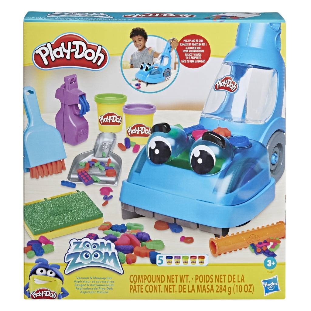 Play-Doh Zoom Zoom Ηλεκτρική Σκούπα και Σετ Καθαρισμού F36425L0 - Play-Doh