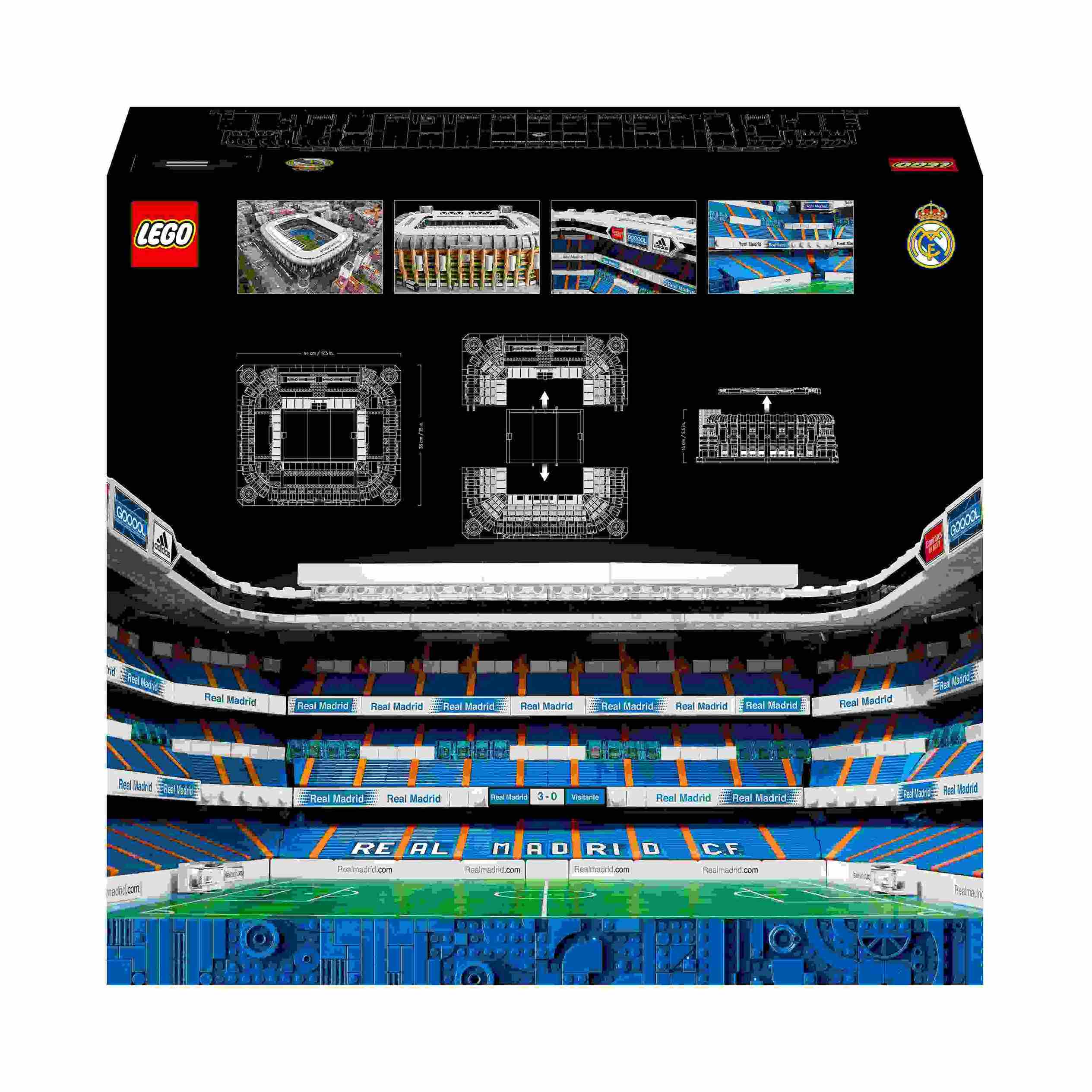 Lego icons στάδιο santiago bernabéu stadium - real madrid 10299 - LEGO, LEGO Icons