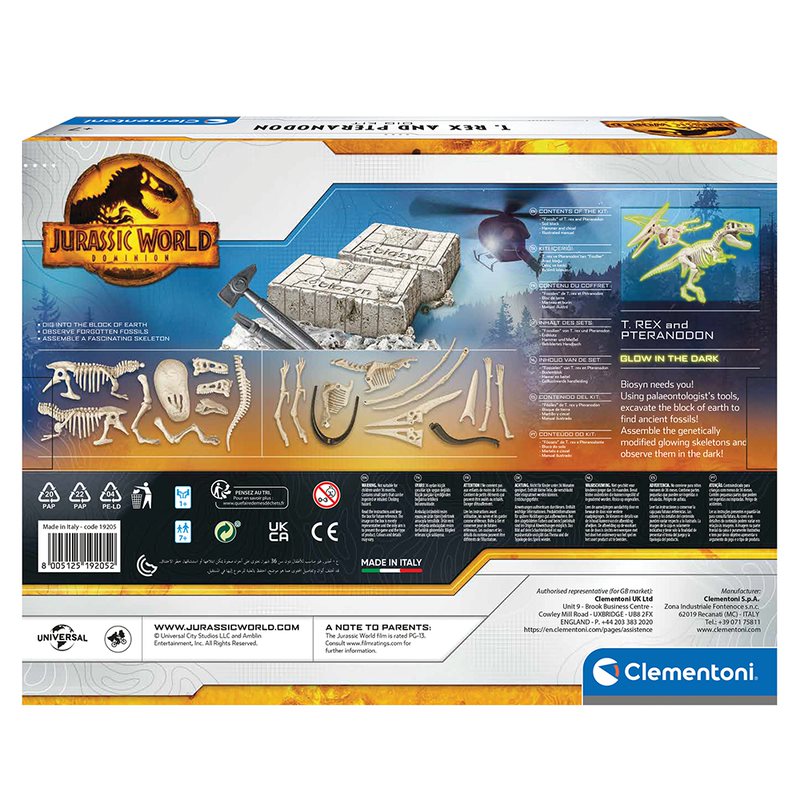 Μαθαίνω Και Δημιουργώ Jurassic World T-Rex & Πτερανόδοντας 1026-19205 - Μαθαίνω & Δημιουργώ