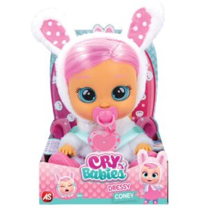 Cry Babies Κλαψουλίνια Dressy Coney Διαδραστική Κούκλα 4104-81444 - Κλαψουλίνια - Cry Babies