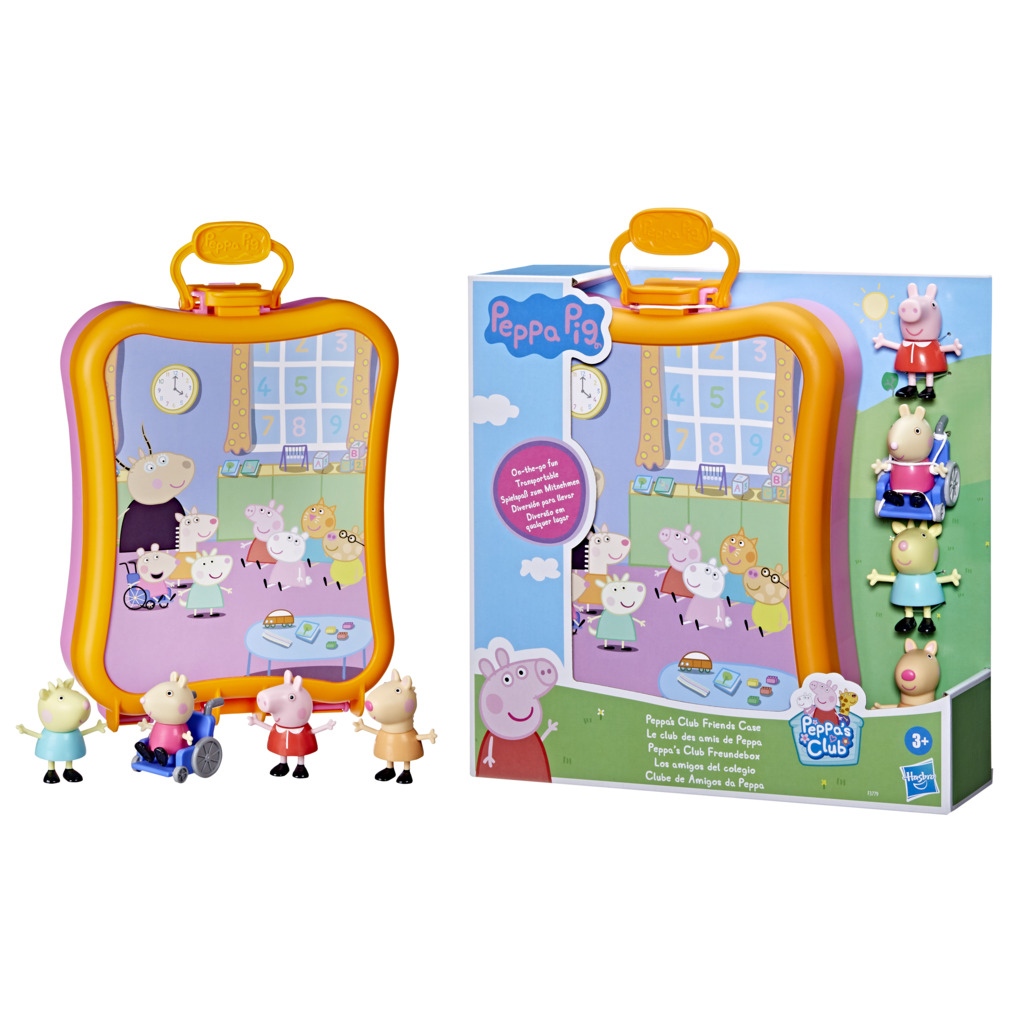 Peppa Pig Θήκη με Φιγούρες Peppa's Club Friends Case F37795L0 - Peppa Pig