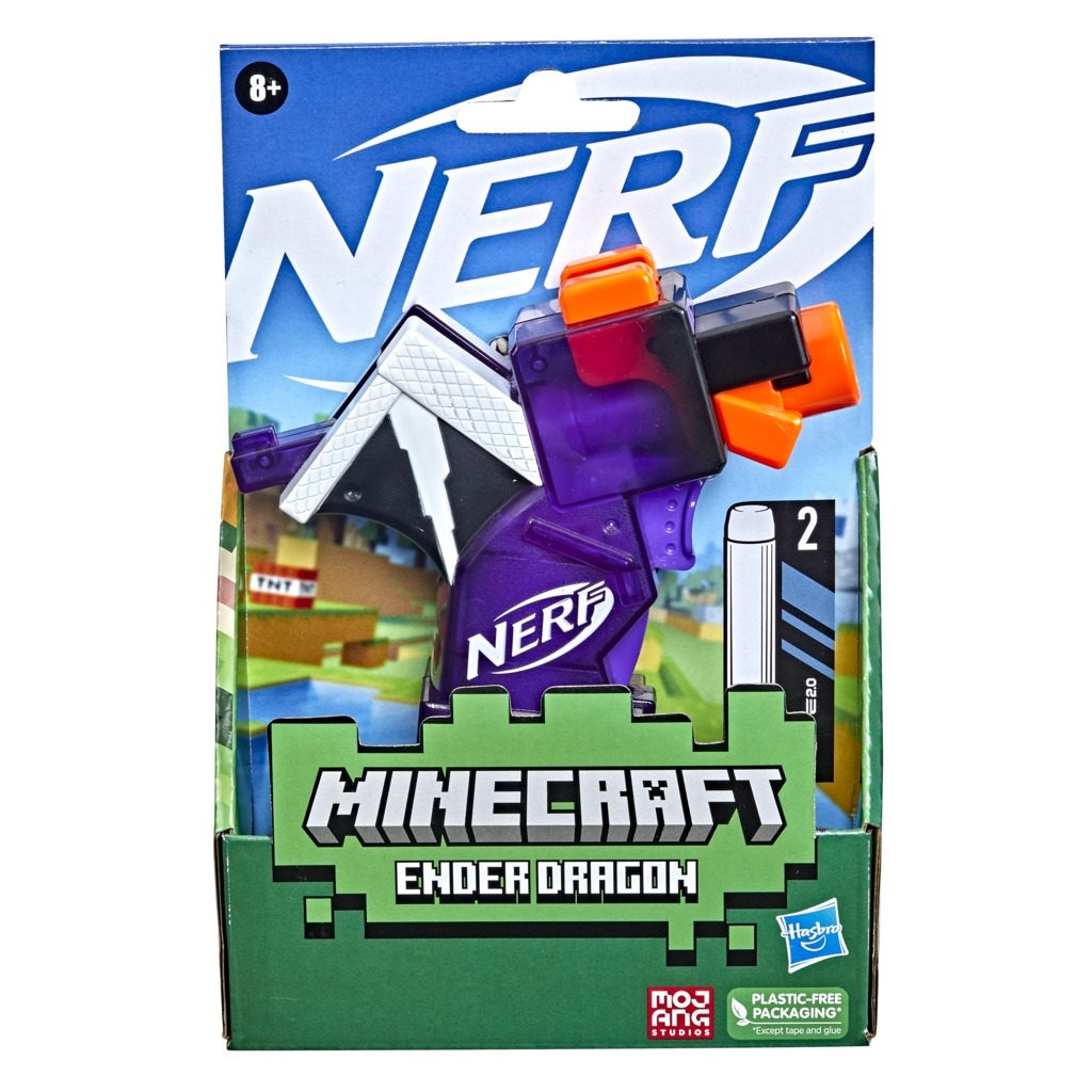 Nerf MicroShots Minecraft Εκτοξευτής με 2 Βελάκια 3 Σχέδια F4417EU4 - NERF