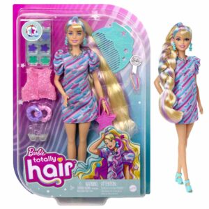 Barbie Totally Hair Κούκλα Stars HCM88 - Barbie
