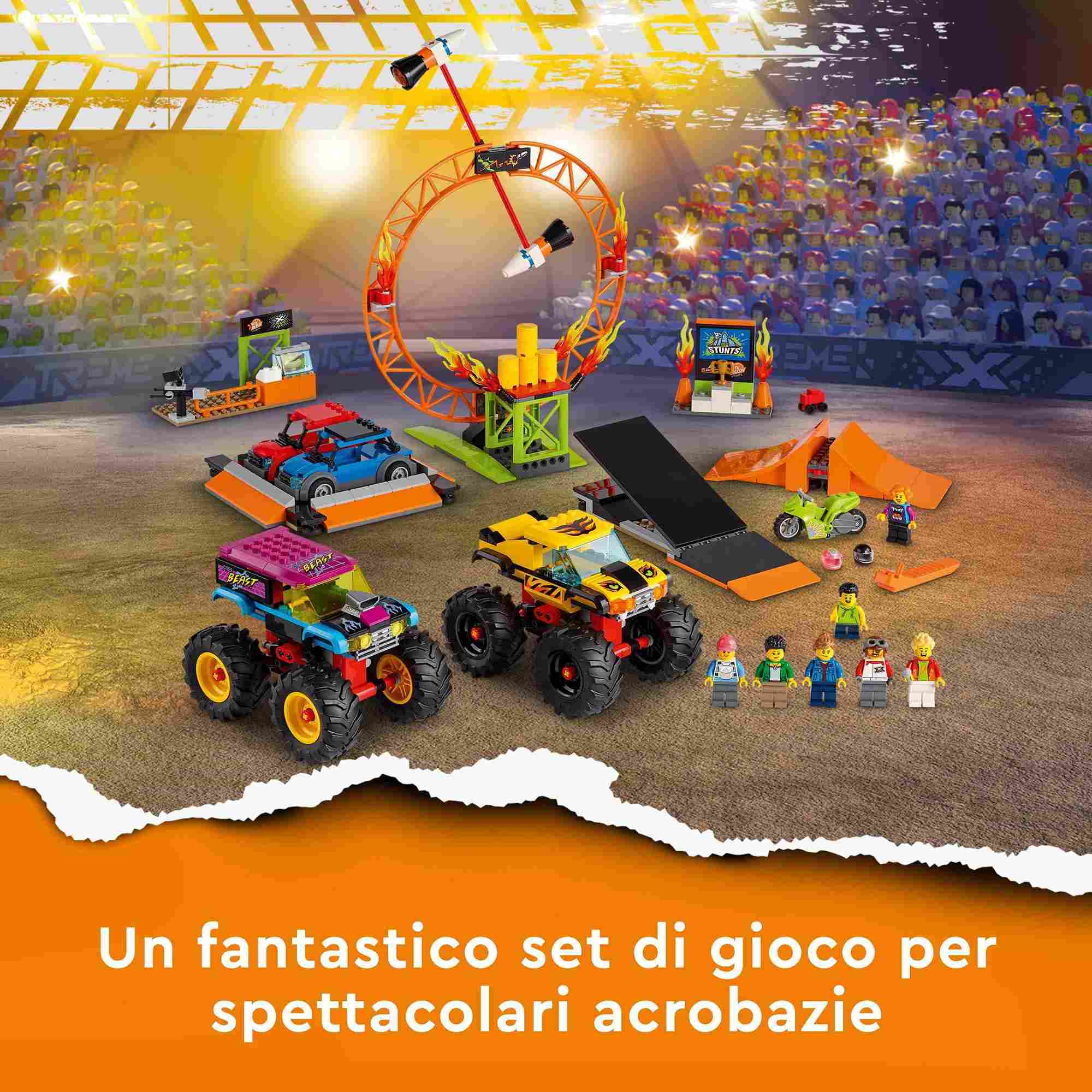 LEGO City Stuntz Αρένα Ακροβατικών Παραστάσεων 60295 - LEGO, LEGO City, LEGO City Stuntz