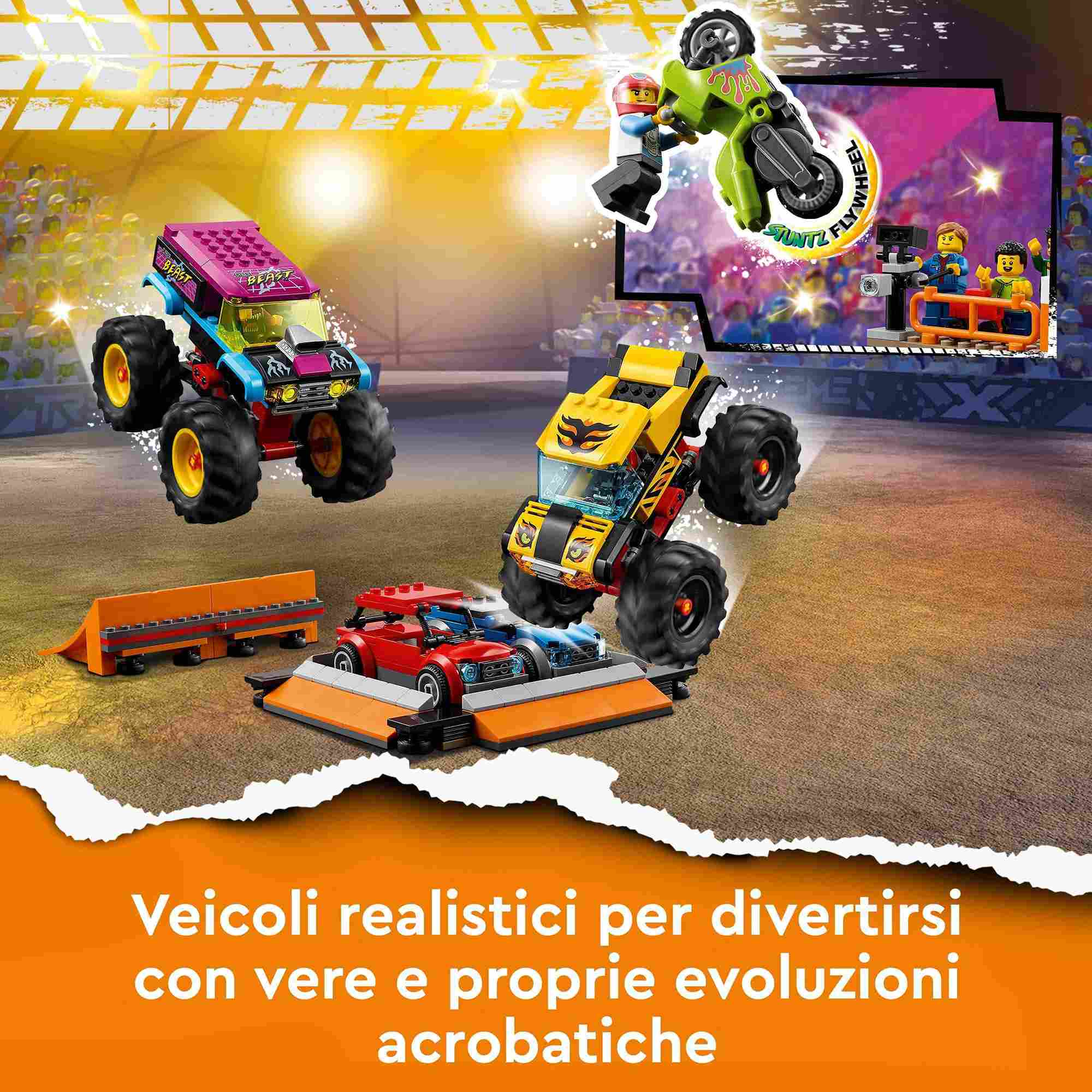 LEGO City Stuntz Αρένα Ακροβατικών Παραστάσεων 60295 - LEGO, LEGO City, LEGO City Stuntz