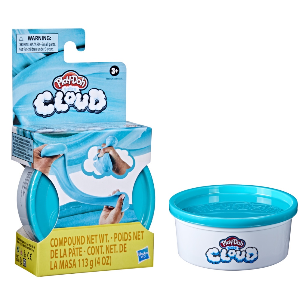 Play-Doh Super Cloud Πλαστοζυμαράκι 1τμχ 112γρ. 6 Χρώματα F3281RC0 - Play-Doh