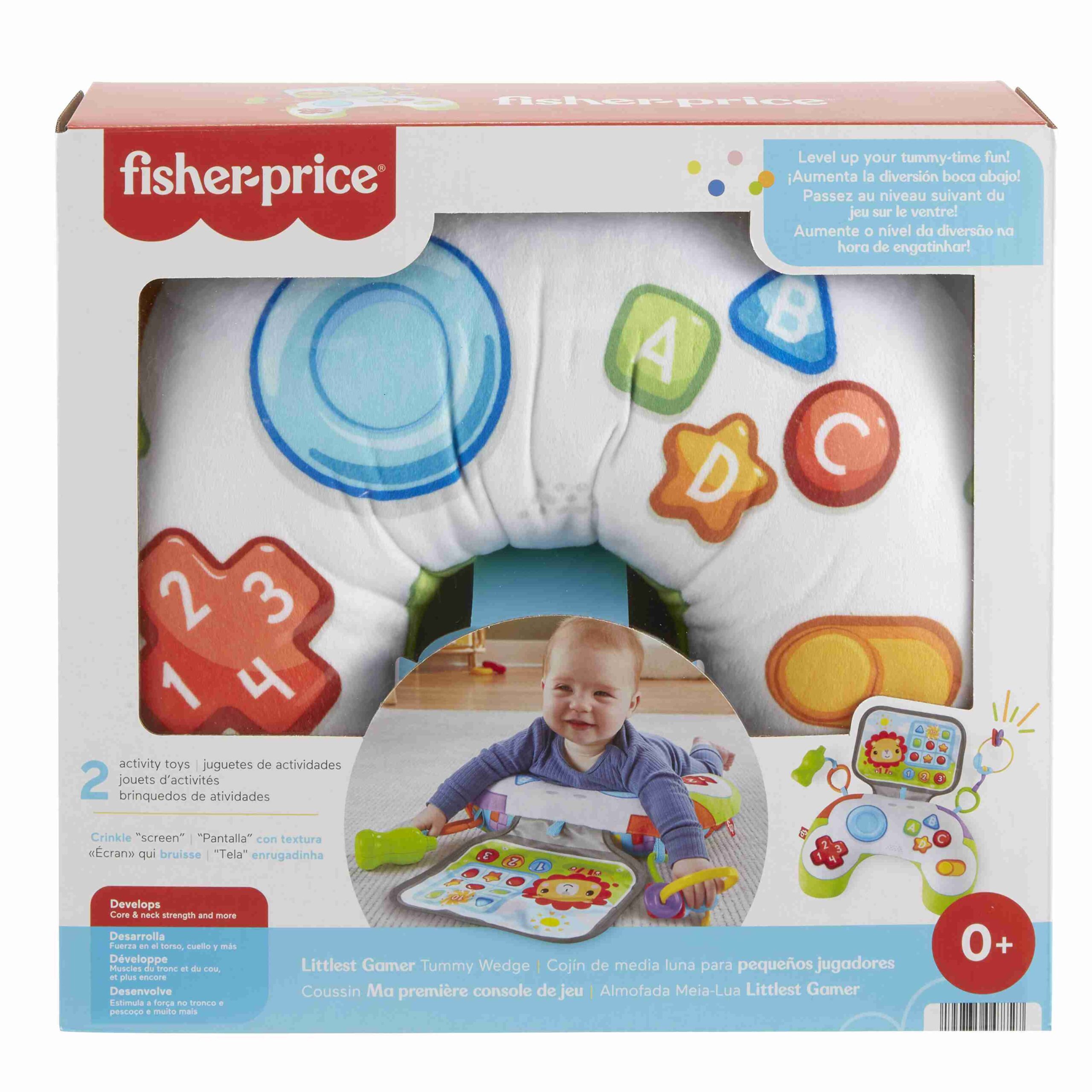 Fisher-Price Μαξιλαράκι Δραστηριοτήτων με Κονσόλα Παιχνιδιού HGB89 - Fisher-Price