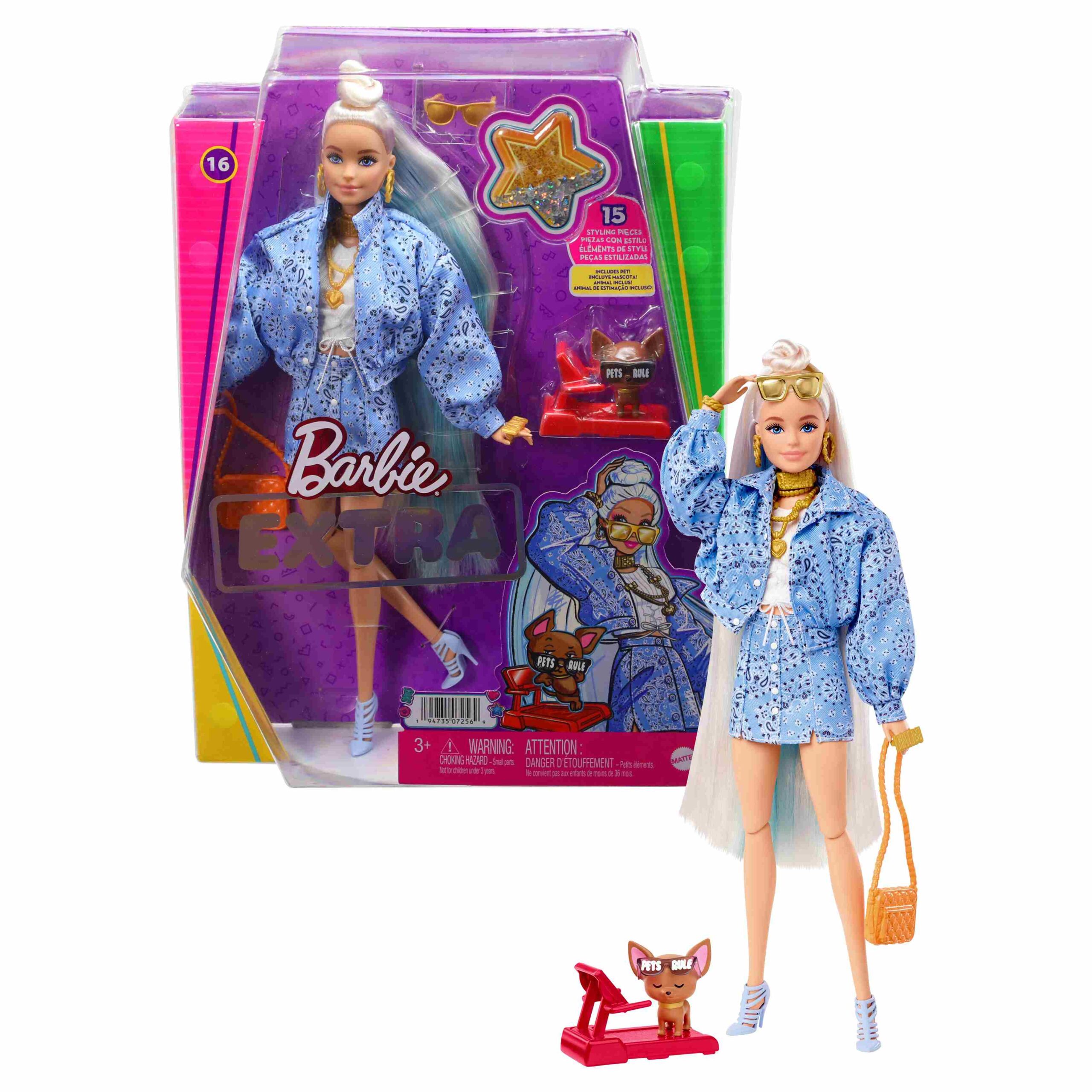 Barbie Extra - Blonde Bandana HHN08 - Barbie