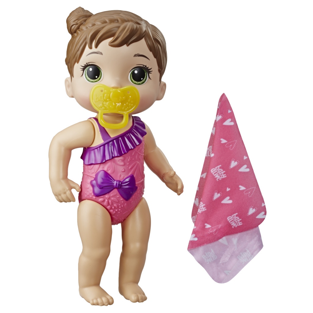 Baby Alive Κούκλα Splash 'n Snuggle Baby 2 Σχέδια E87165L0 - Baby Alive