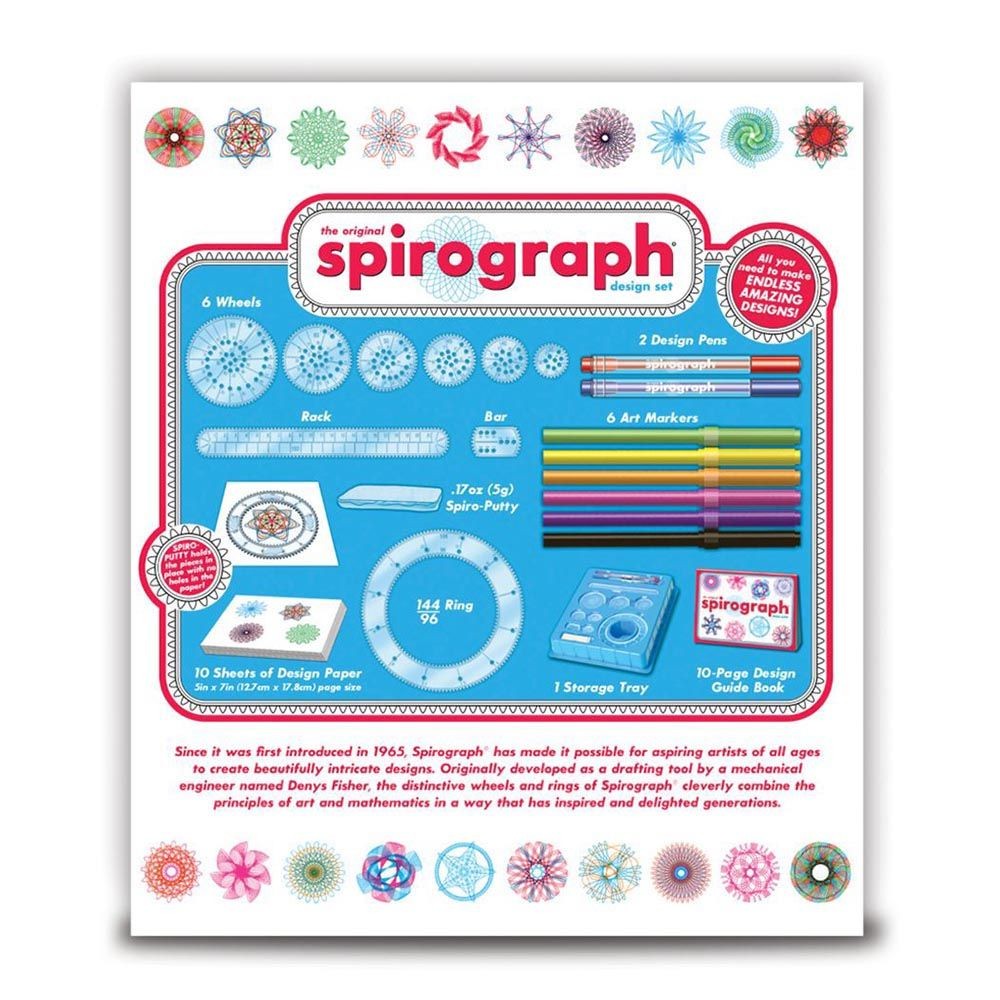 Spirograph Σπειρογράφος Μικρό Σετ Σχεδιασμού 30τεμ. CLC03122 - Spirograph